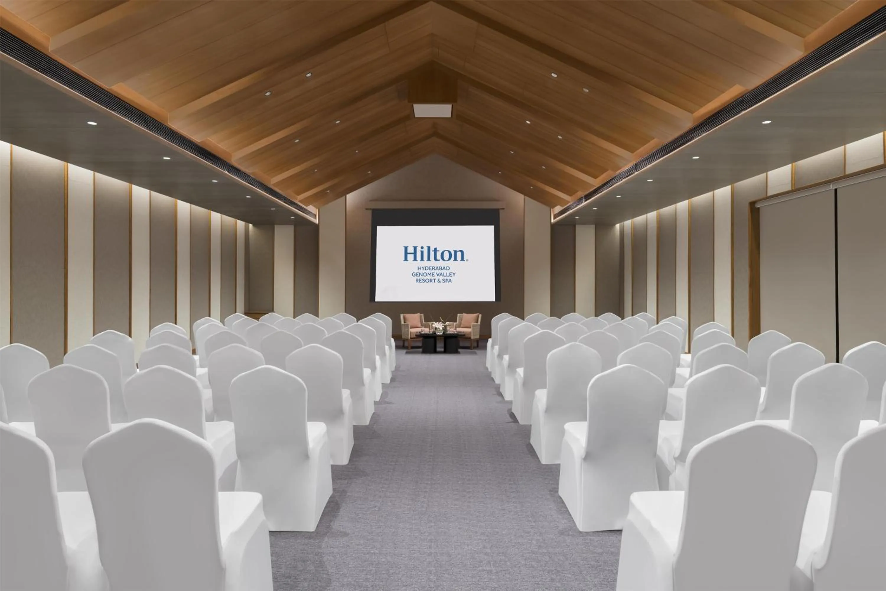 Meeting/conference room in Hilton Hyderabad Genome Valley Resort & Spa