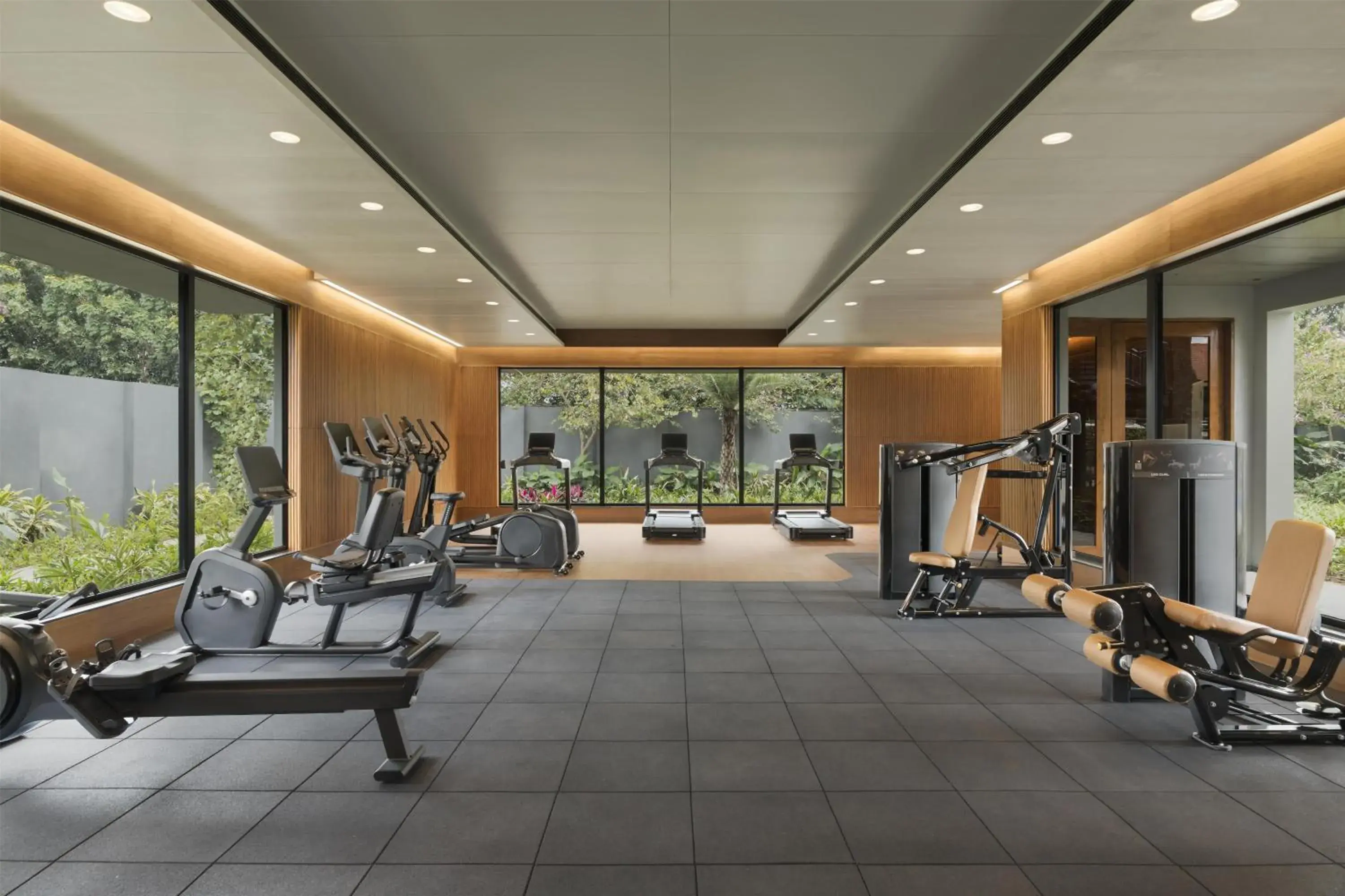 Fitness centre/facilities in Hilton Hyderabad Genome Valley Resort & Spa Fitness centre/facilities in Hilton Hyderabad Genome Valley Resort & Spa