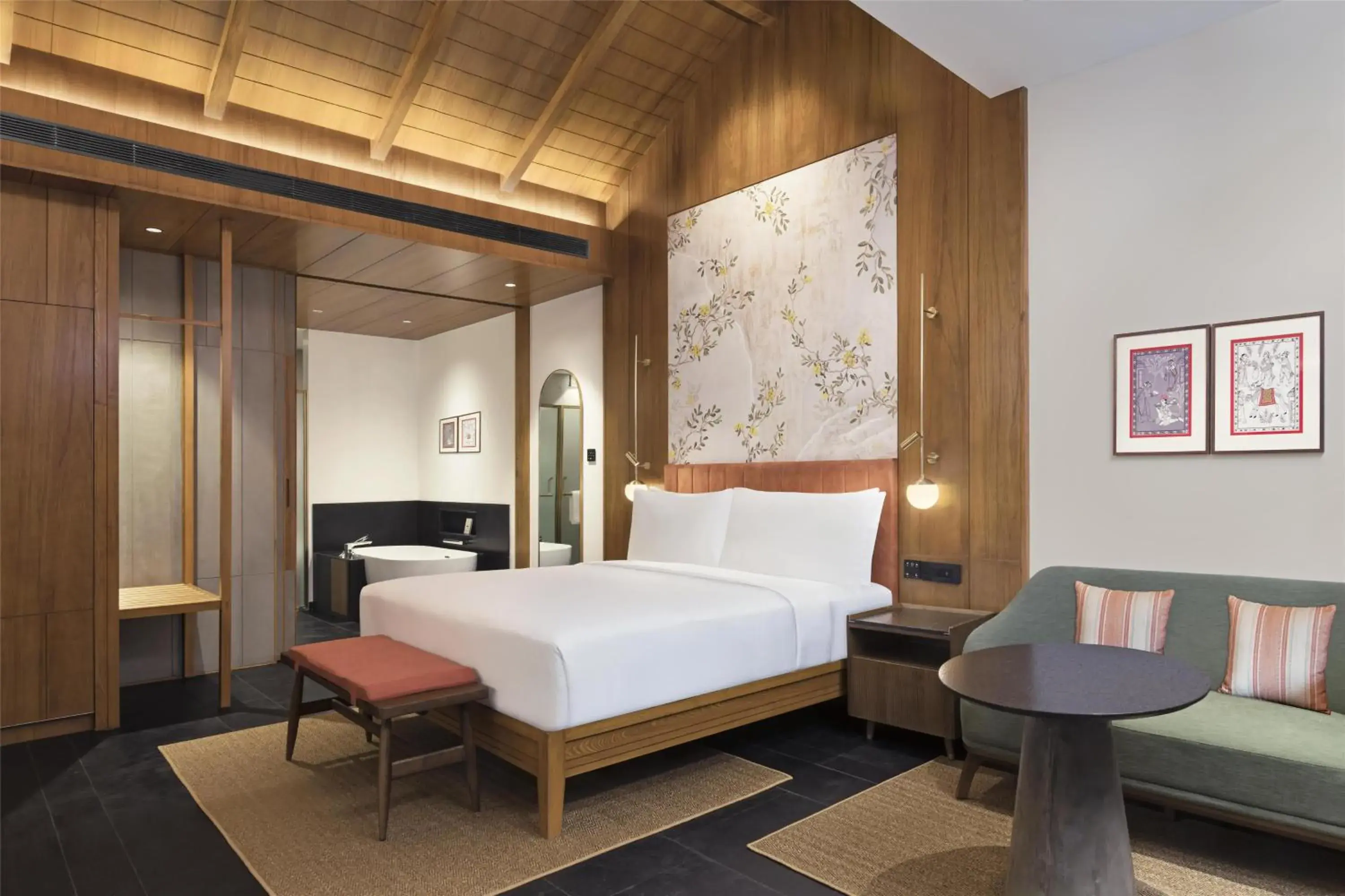 Premium King Suite with Balcony in Hilton Hyderabad Genome Valley Resort & Spa Premium King Suite with Balcony in Hilton Hyderabad Genome Valley Resort & Spa