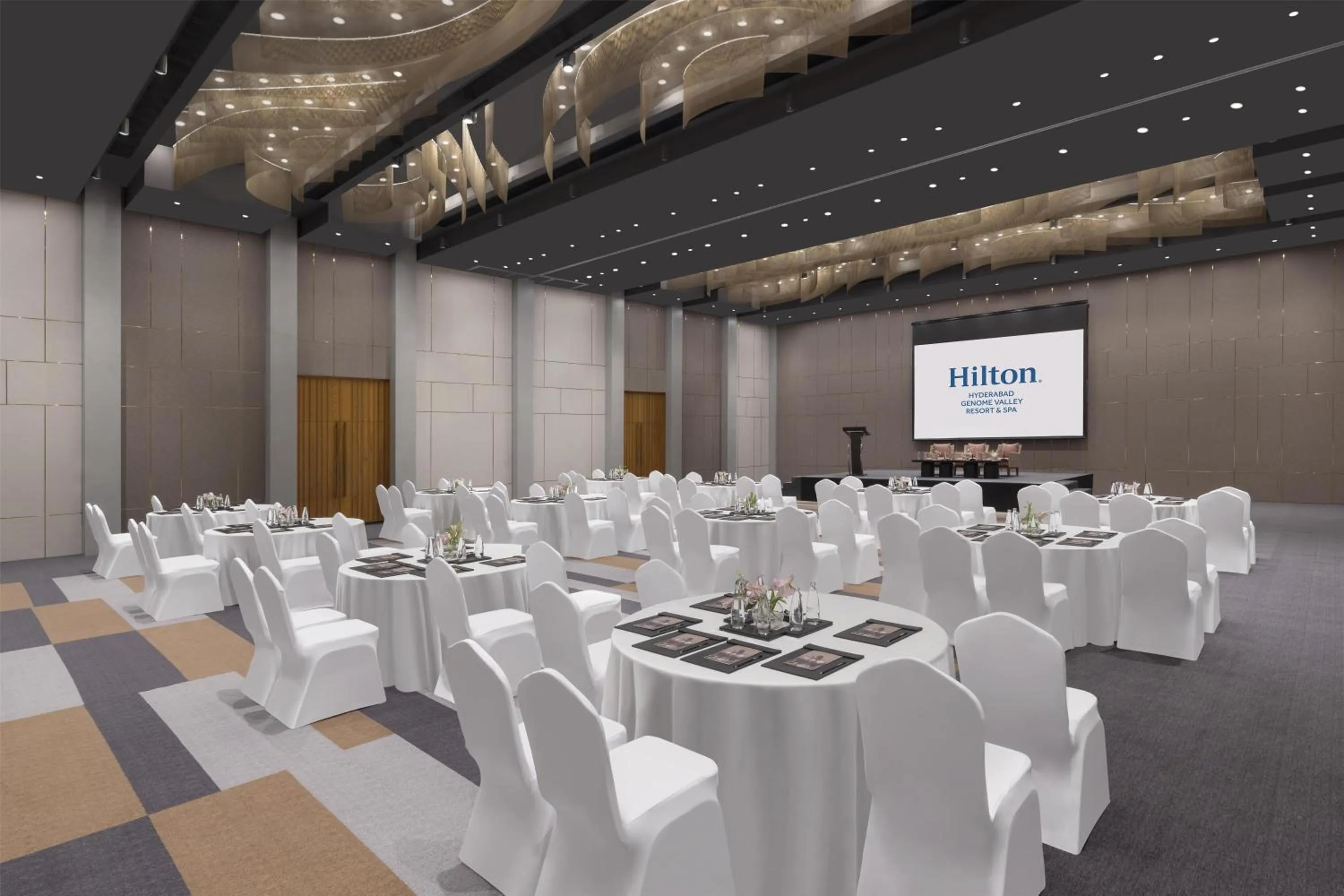 Meeting/conference room in Hilton Hyderabad Genome Valley Resort & Spa