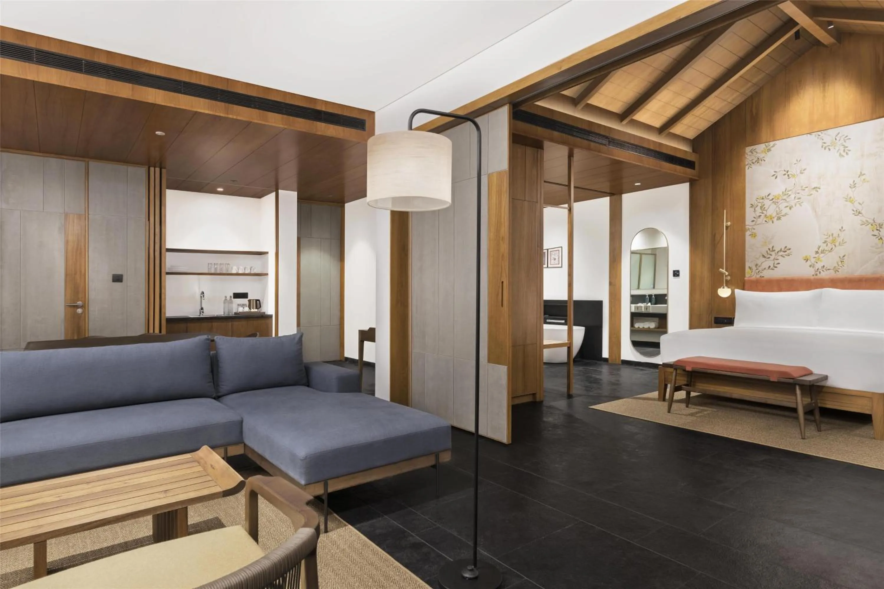 Living room in Hilton Hyderabad Genome Valley Resort & Spa