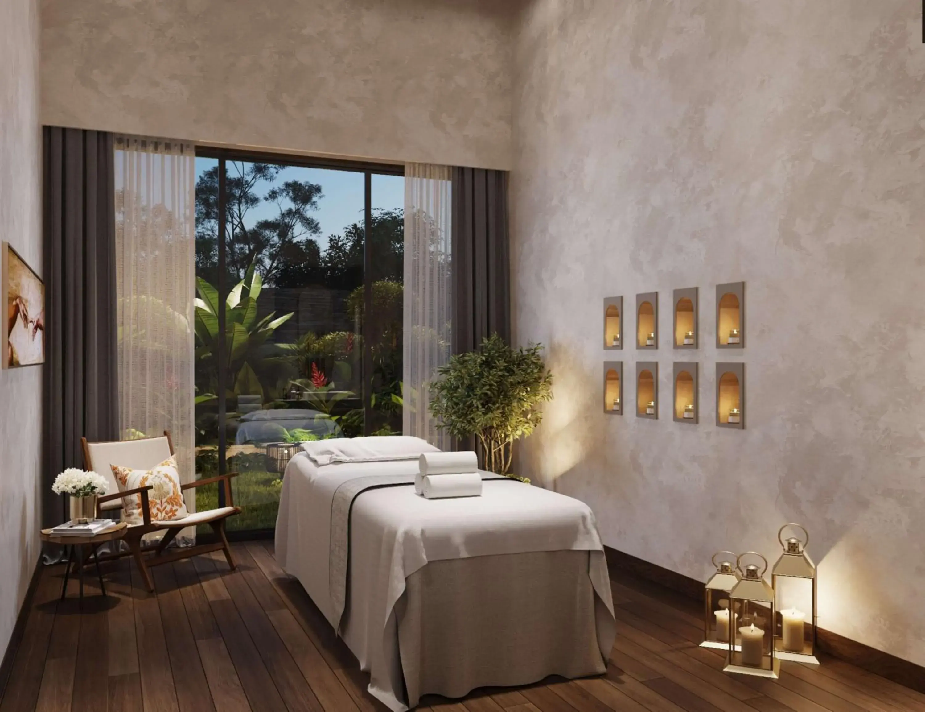 Spa and wellness centre/facilities, Bed in Hilton Hyderabad Genome Valley Resort & Spa Spa and wellness centre/facilities, Bed in Hilton Hyderabad Genome Valley Resort & Spa