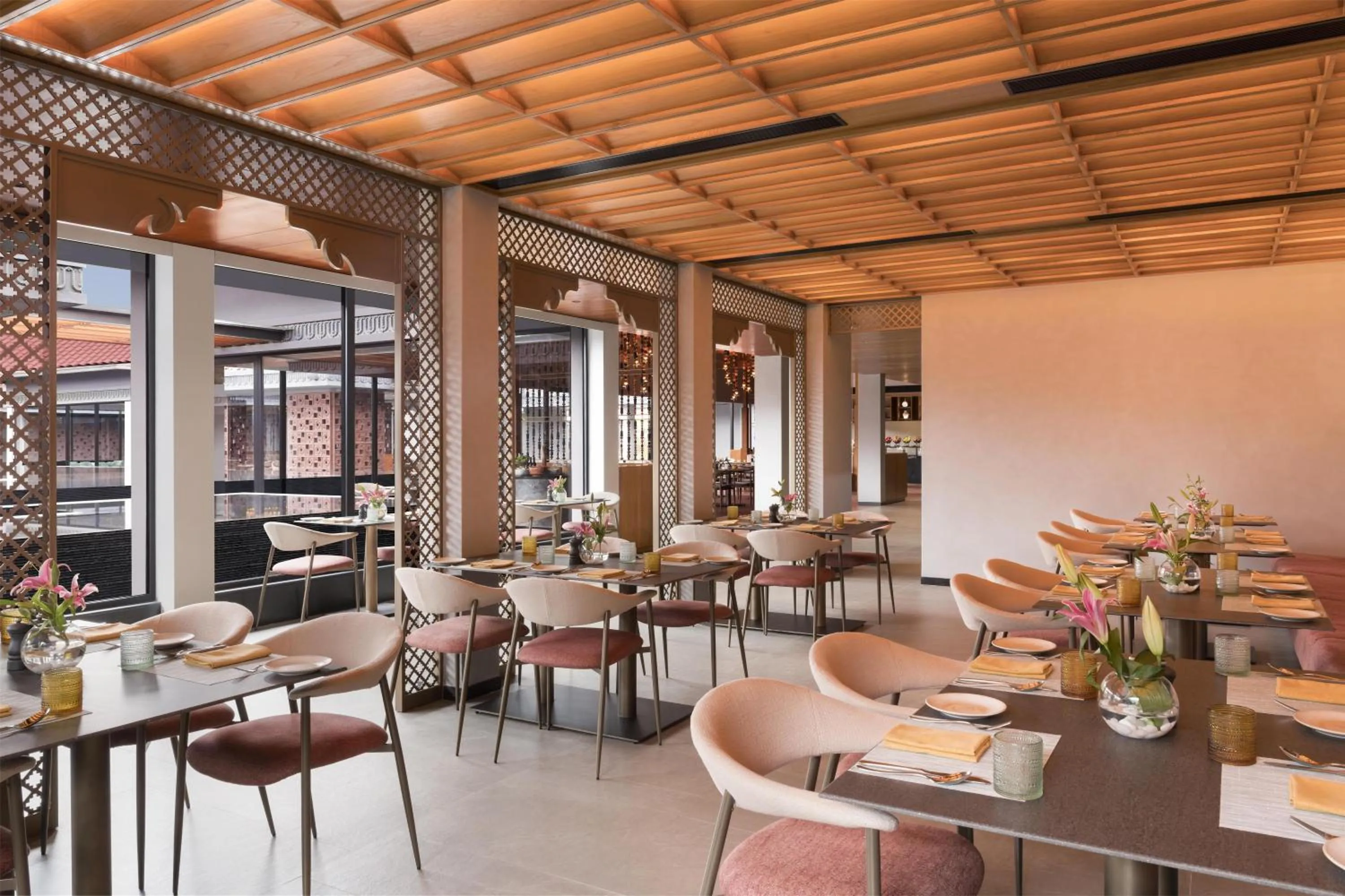 Restaurant/places to eat in Hilton Hyderabad Genome Valley Resort & Spa