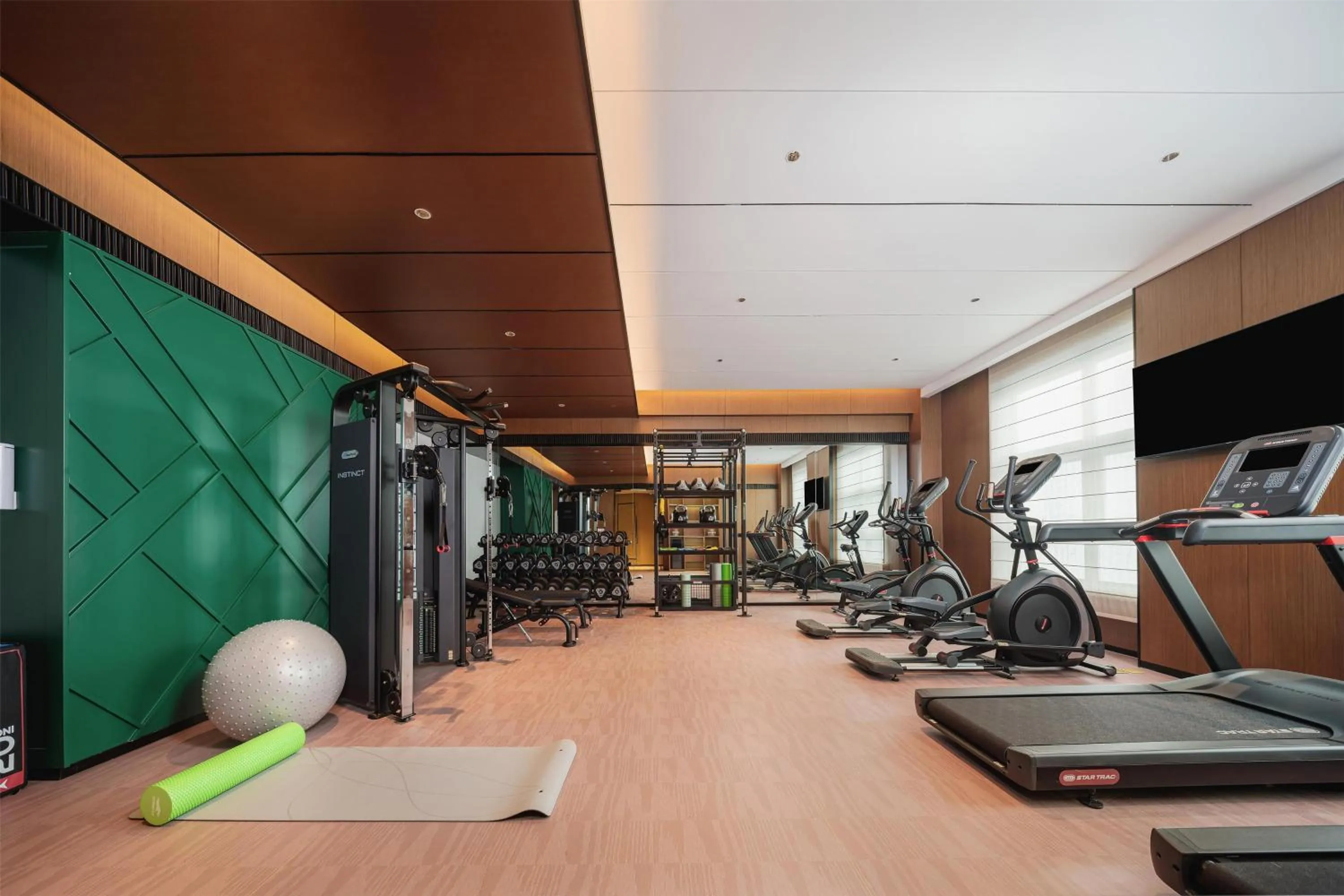 Fitness centre/facilities in Hilton Garden Inn Huangshan Huizhou