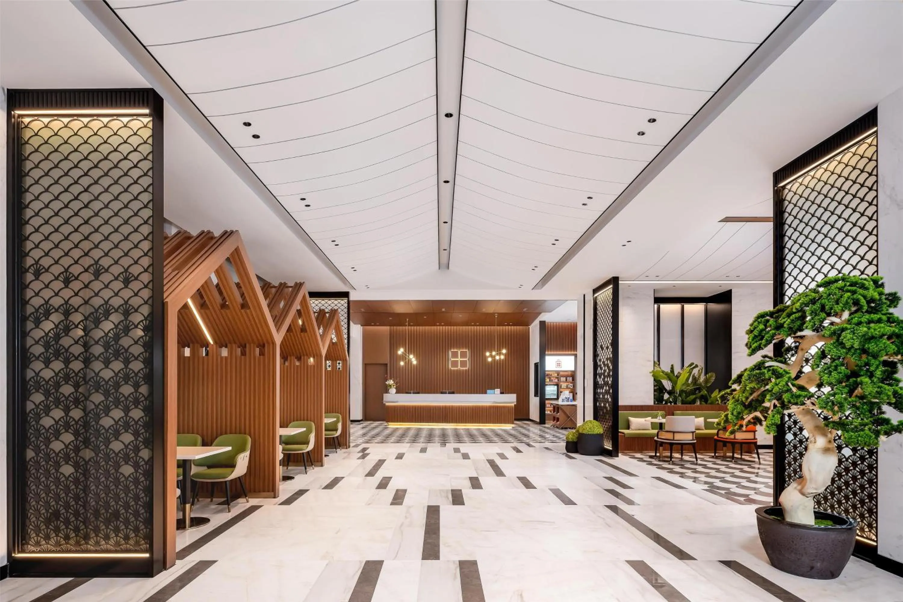 Lobby or reception in Hilton Garden Inn Huangshan Huizhou