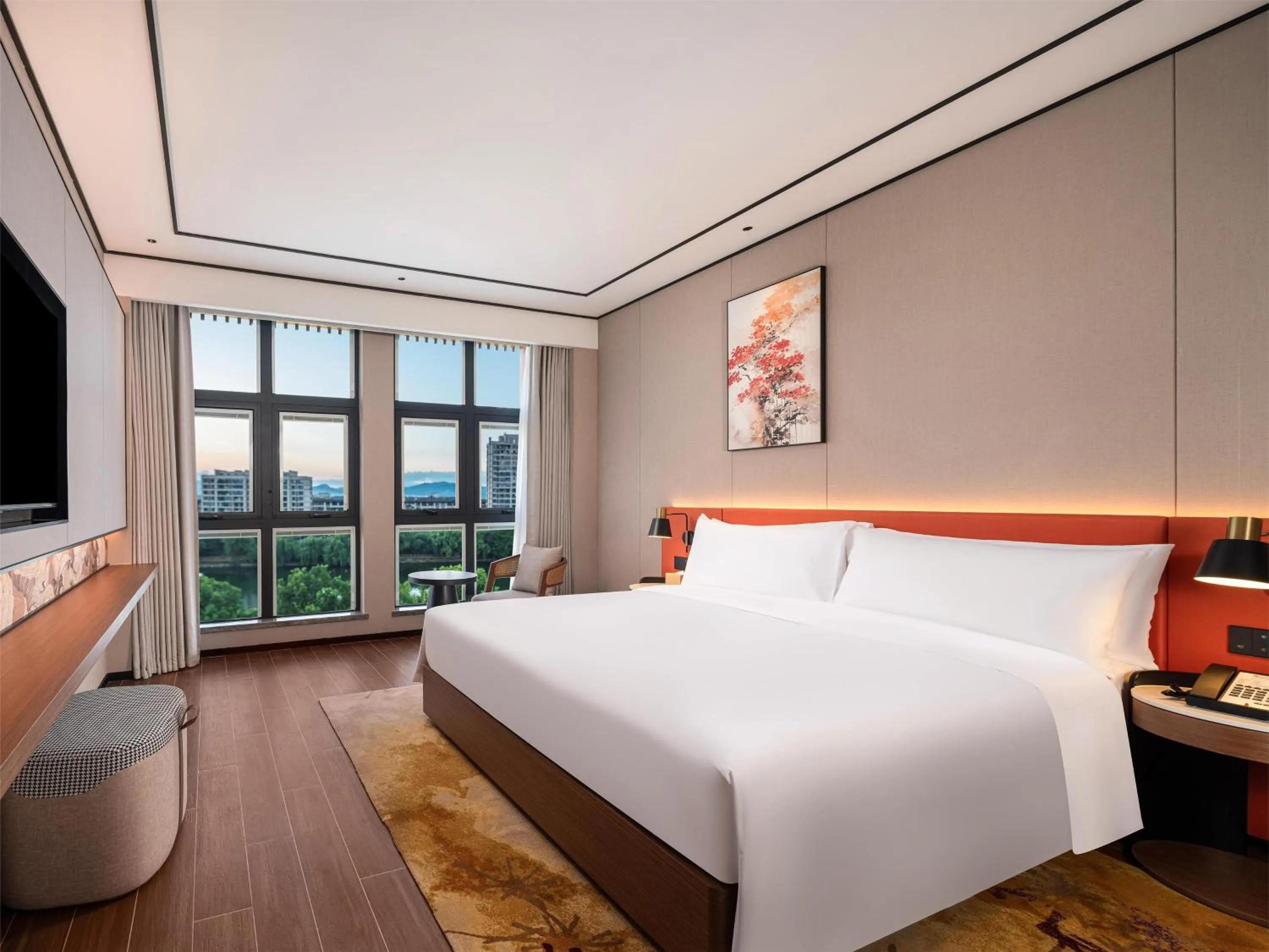 Bed in Hilton Garden Inn Huangshan Huizhou