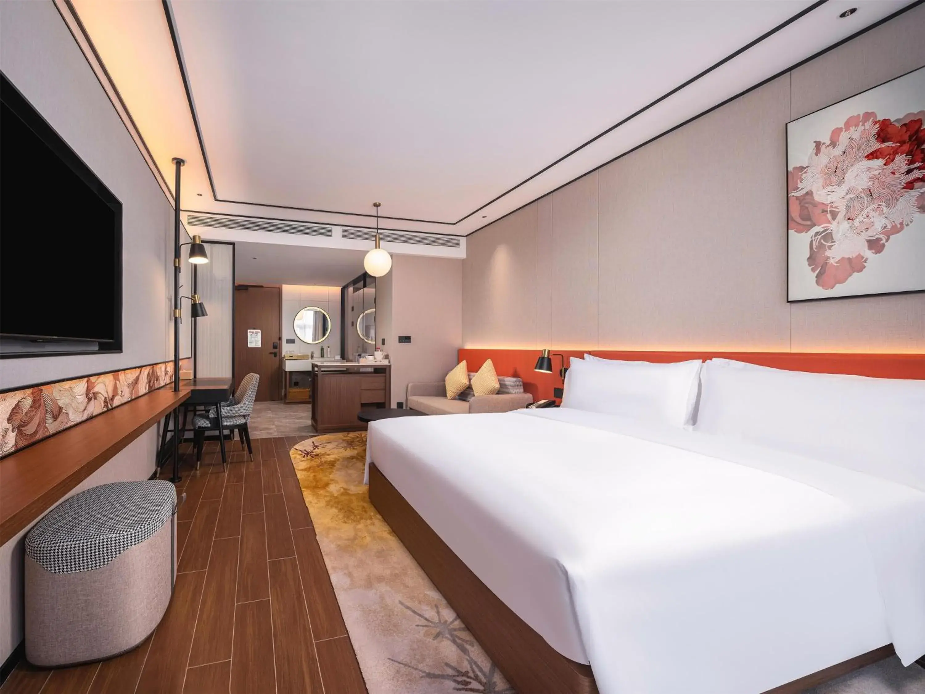 King Room with Sofa Bed in Hilton Garden Inn Huangshan Huizhou King Room with Sofa Bed in Hilton Garden Inn Huangshan Huizhou