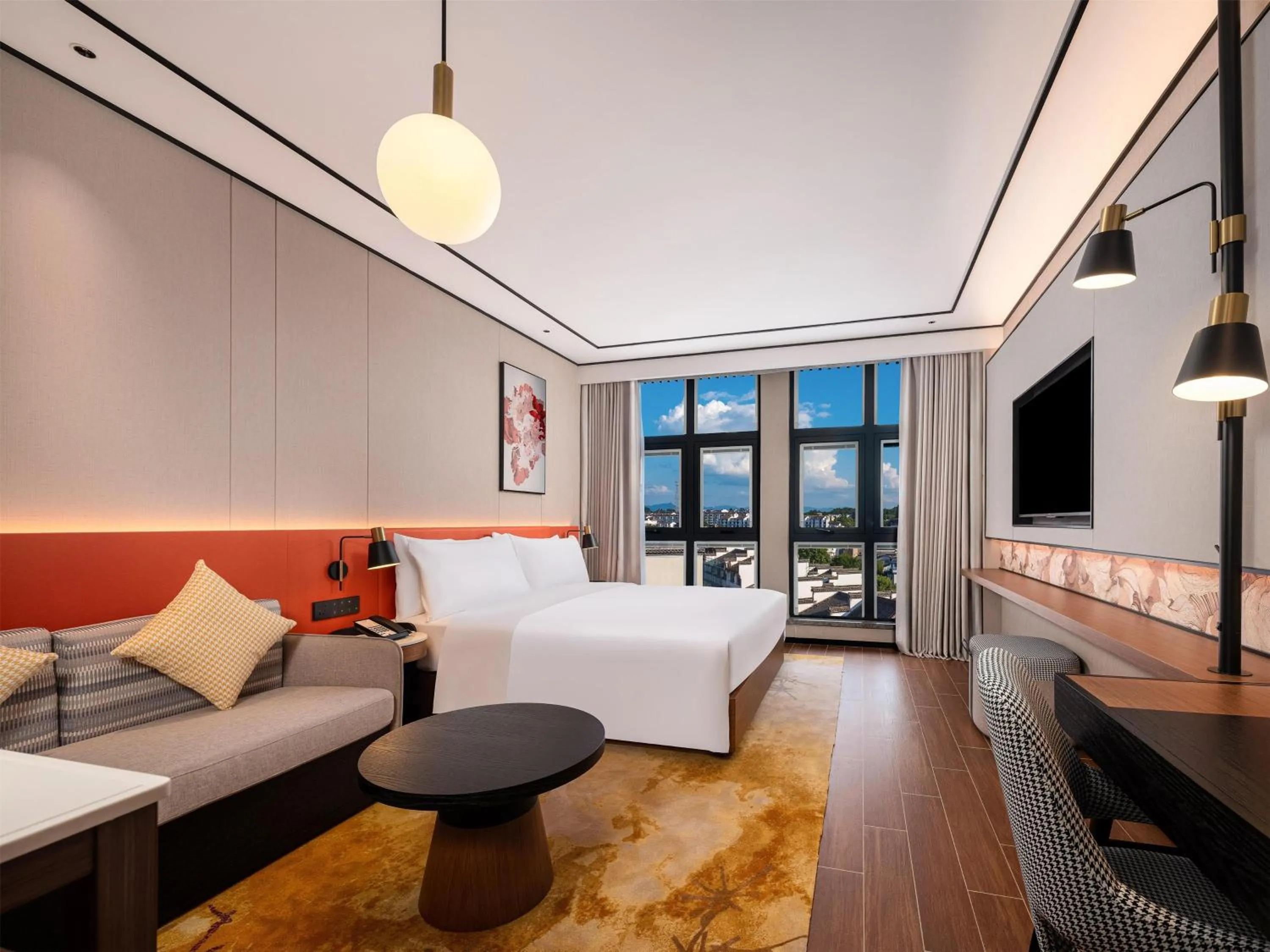 Bed in Hilton Garden Inn Huangshan Huizhou