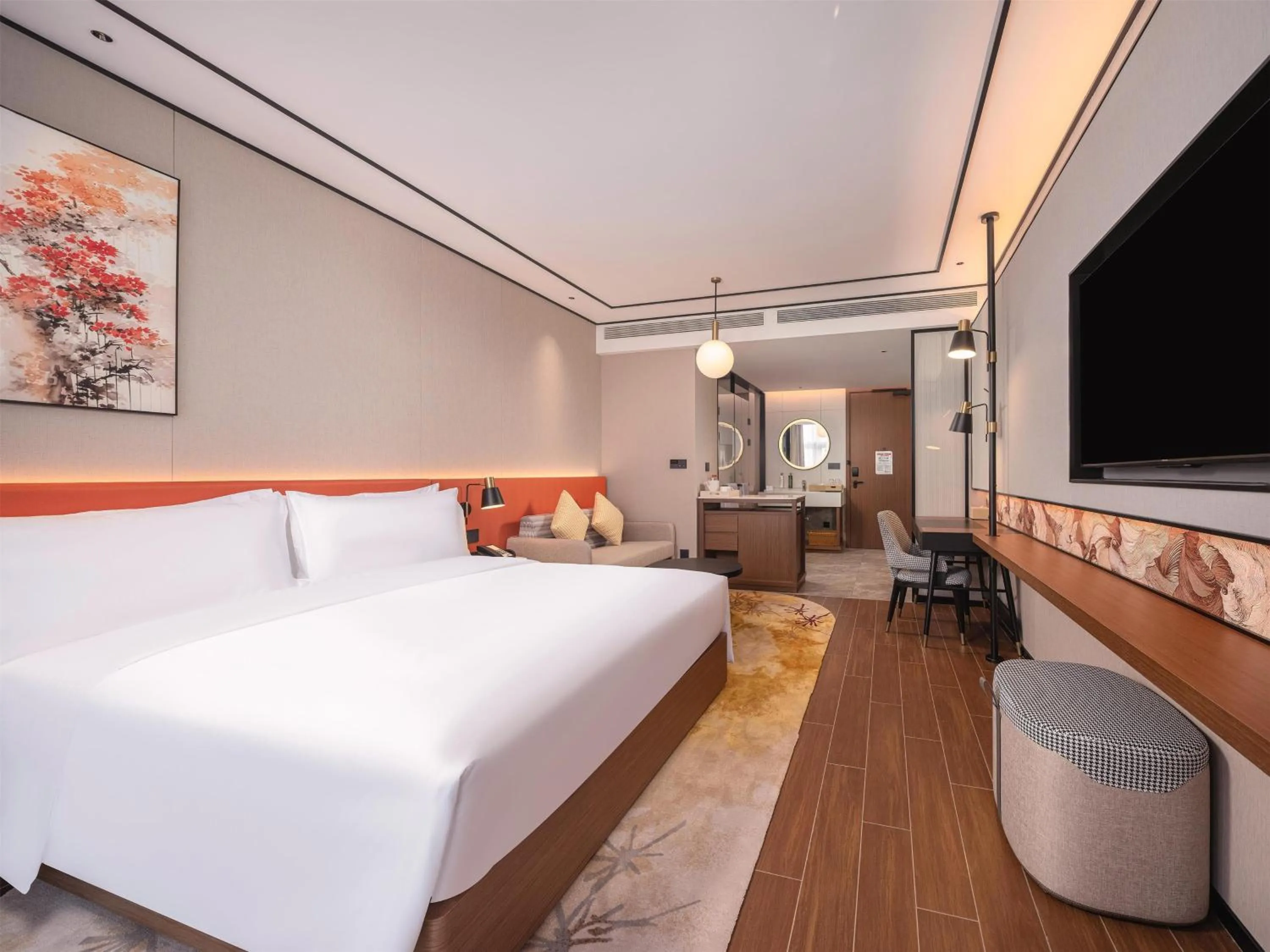 Bed in Hilton Garden Inn Huangshan Huizhou