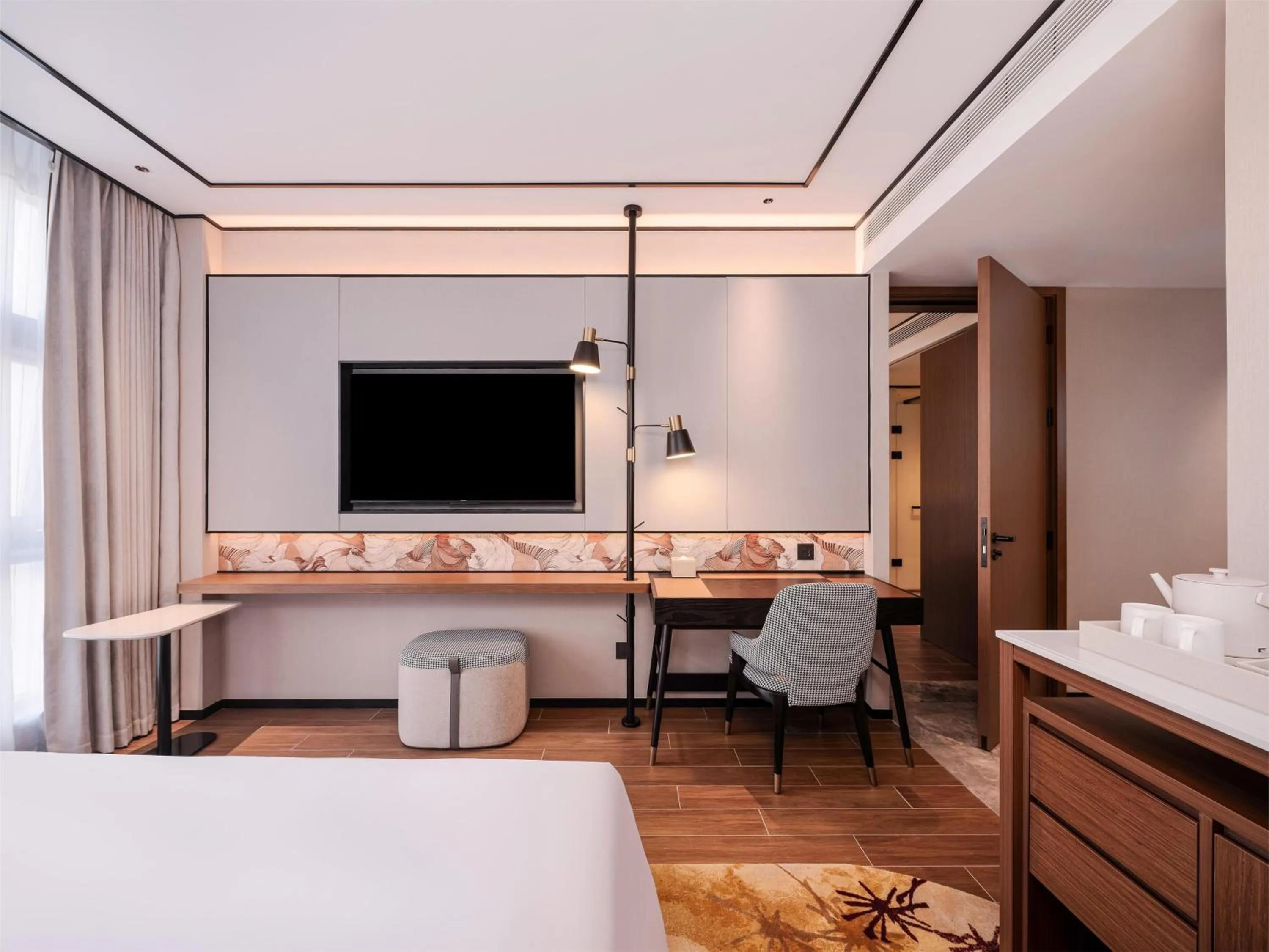 Bedroom, Bed in Hilton Garden Inn Huangshan Huizhou