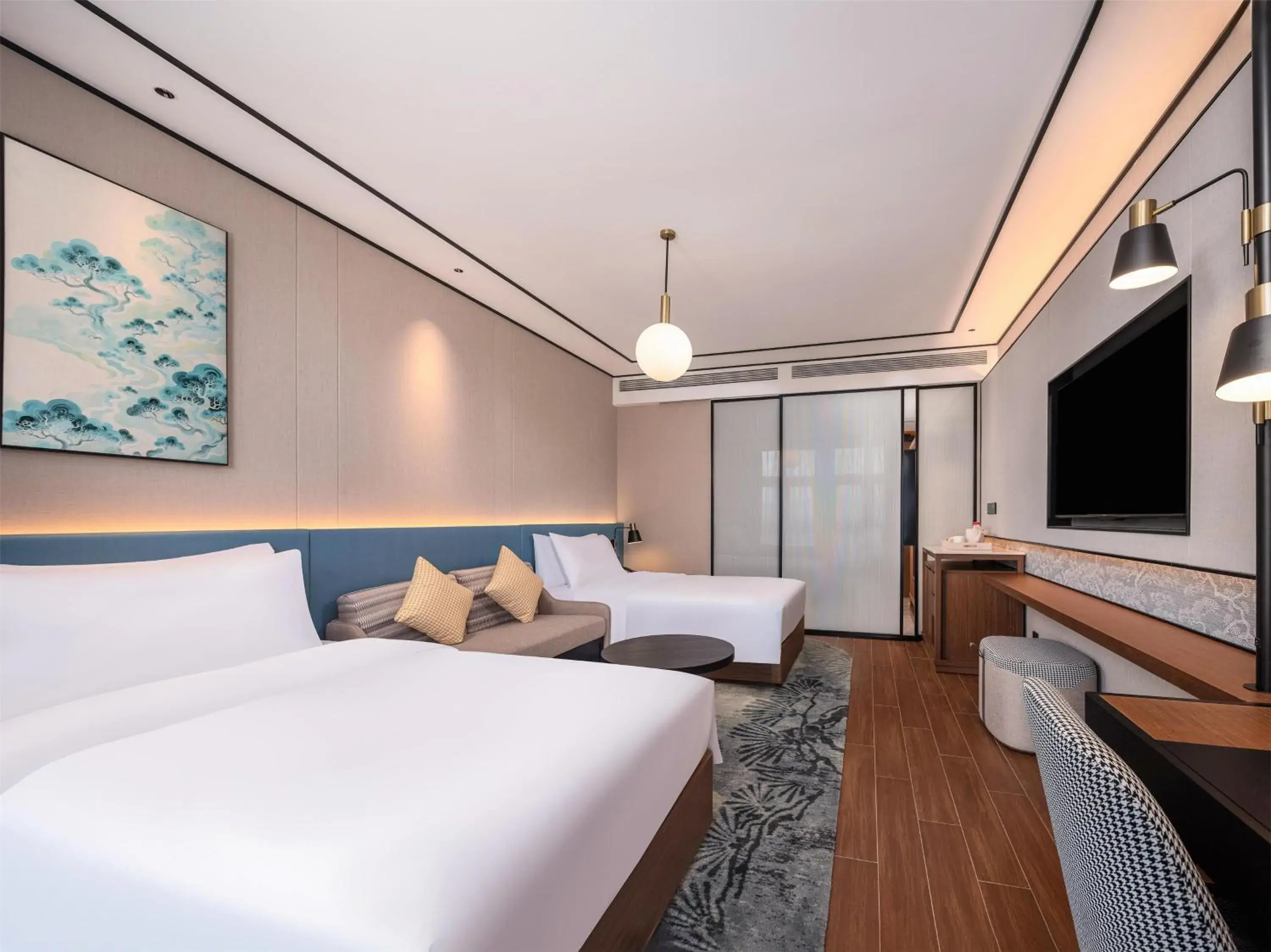 Twin Room in Hilton Garden Inn Huangshan Huizhou Twin Room in Hilton Garden Inn Huangshan Huizhou