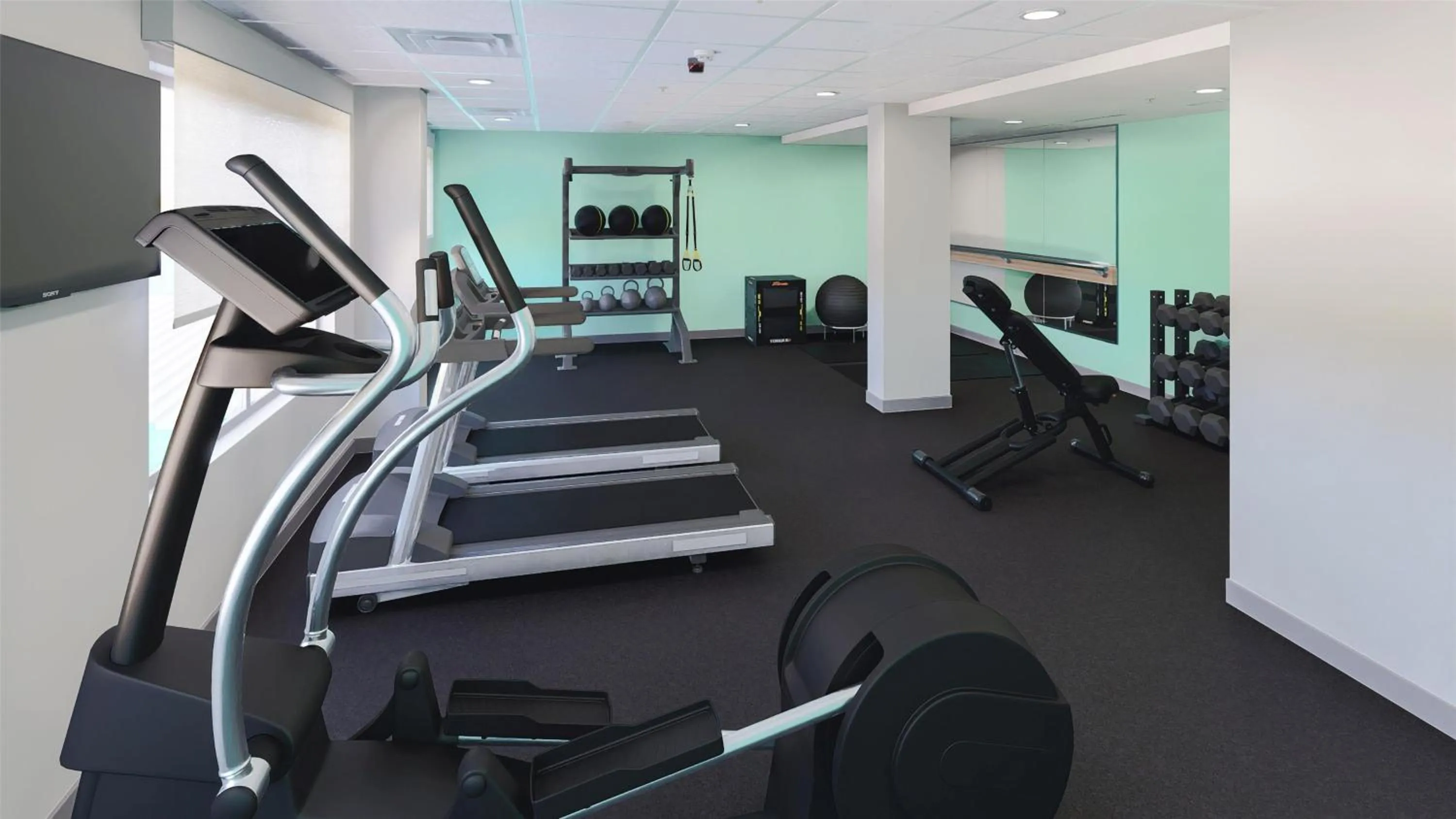 Fitness centre/facilities in Tru By Hilton Distrito Palmerola
