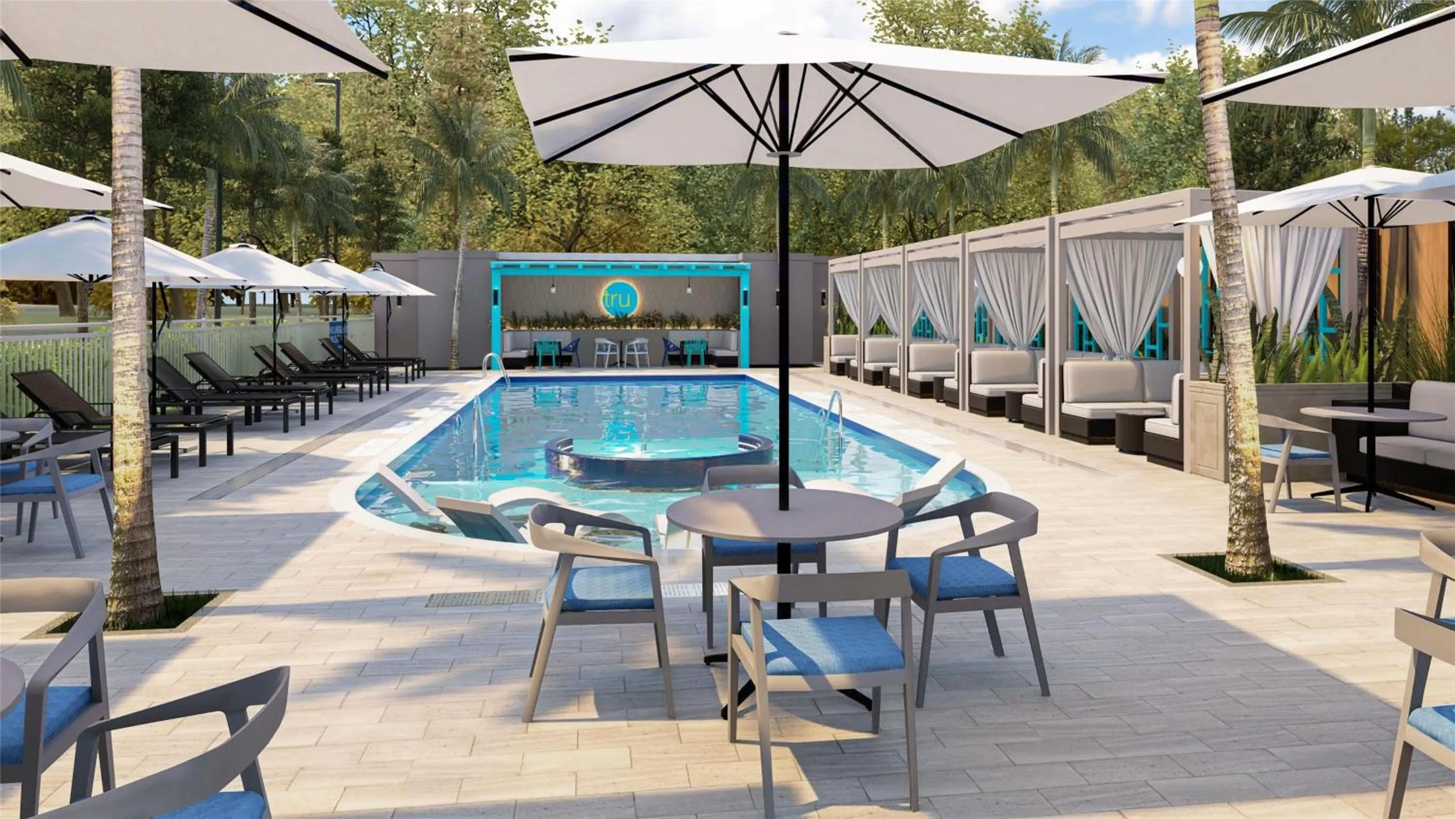 Pool view in Tru By Hilton Distrito Palmerola