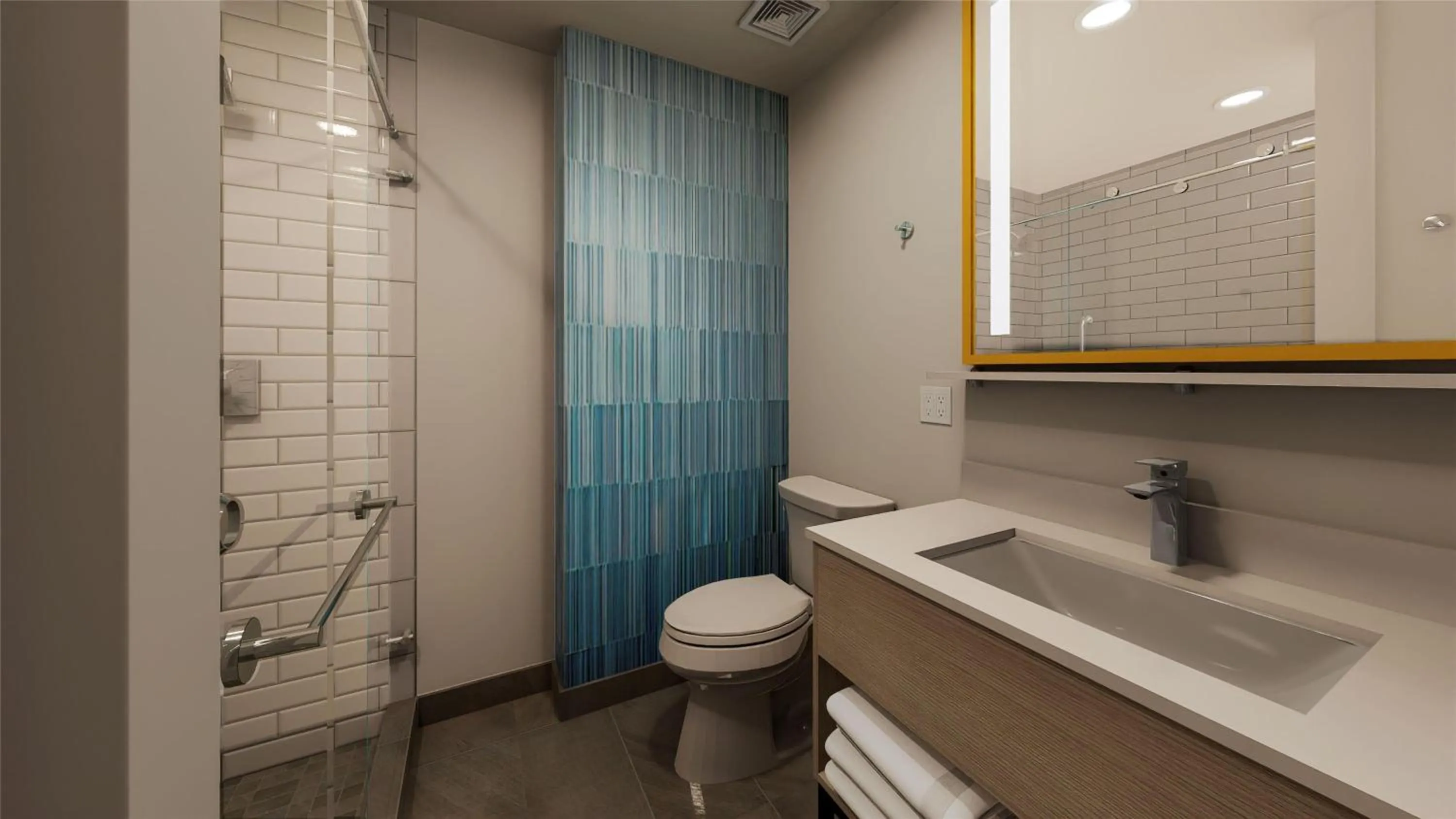 Bathroom in Tru By Hilton Distrito Palmerola