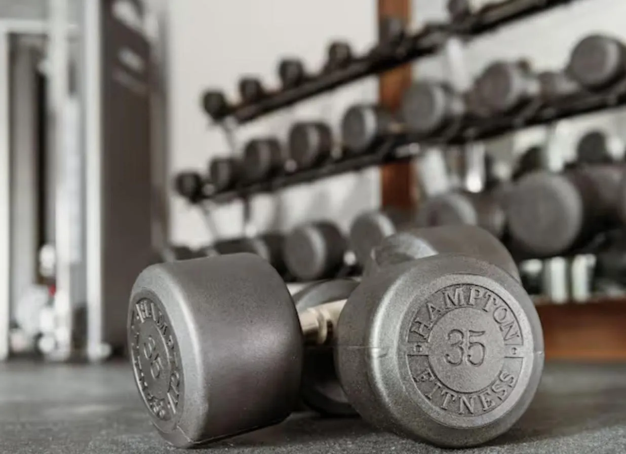 Fitness centre/facilities in Hampton Inn By Hilton Richmond Chester, VA