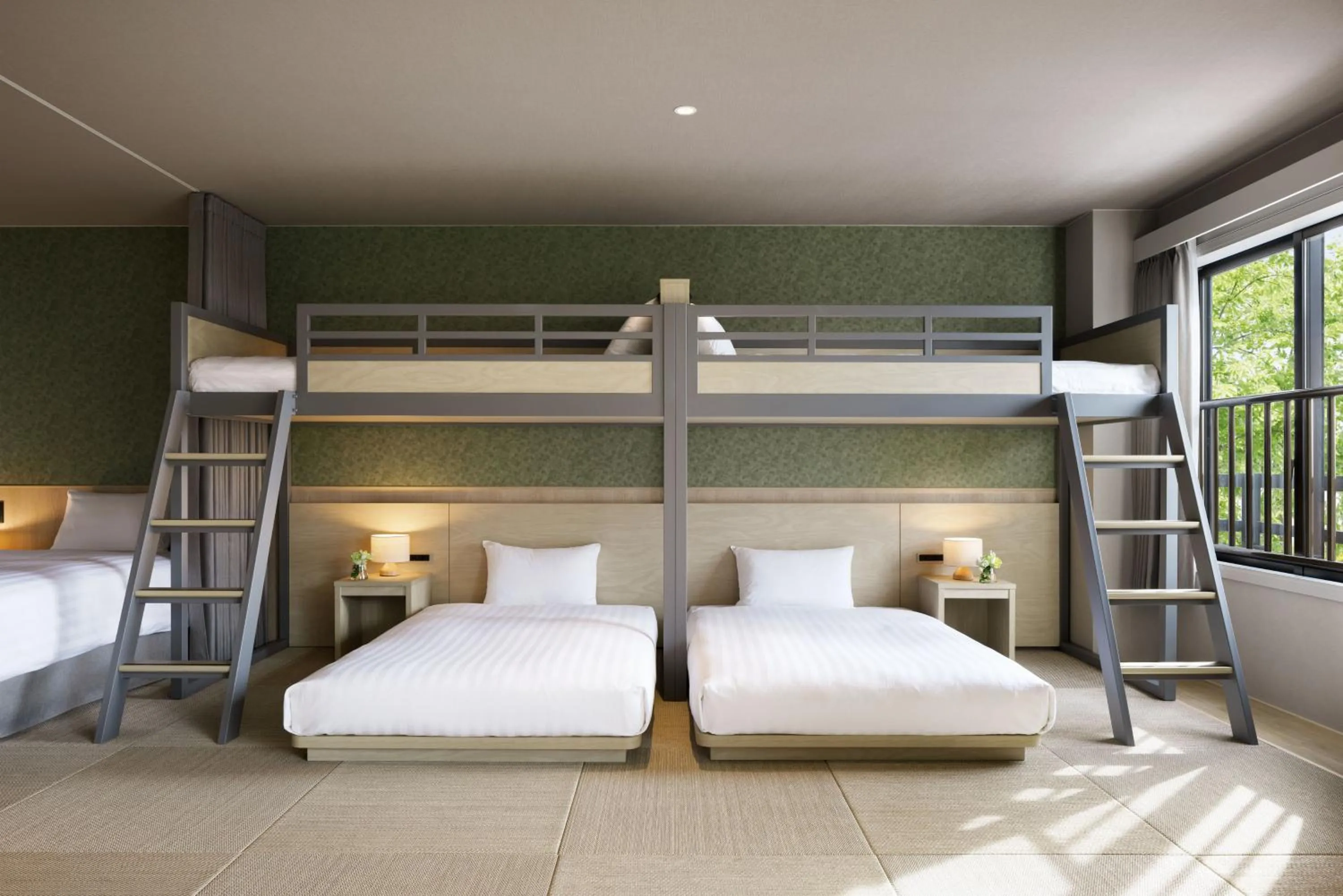 Bed in Hotel Laforet Nasu