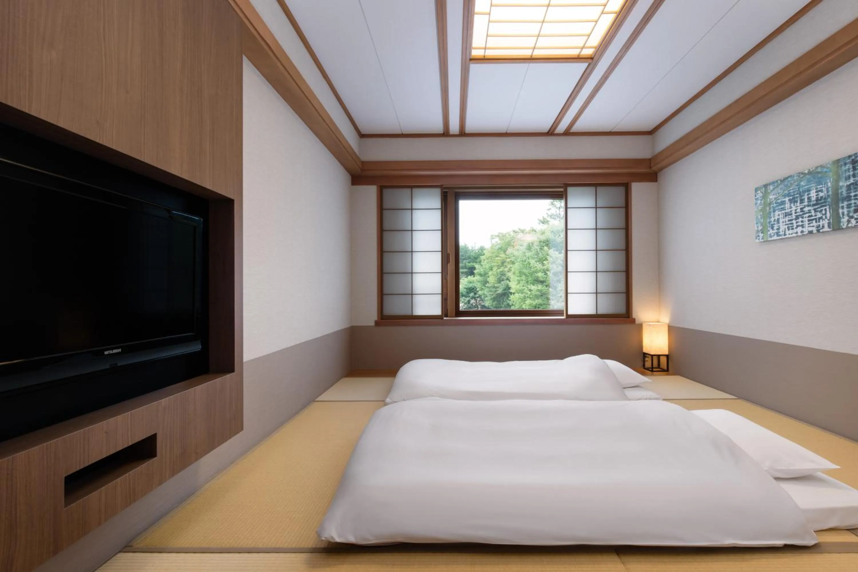 Photo of the whole room, Bed in Karuizawa Marriott Hotel