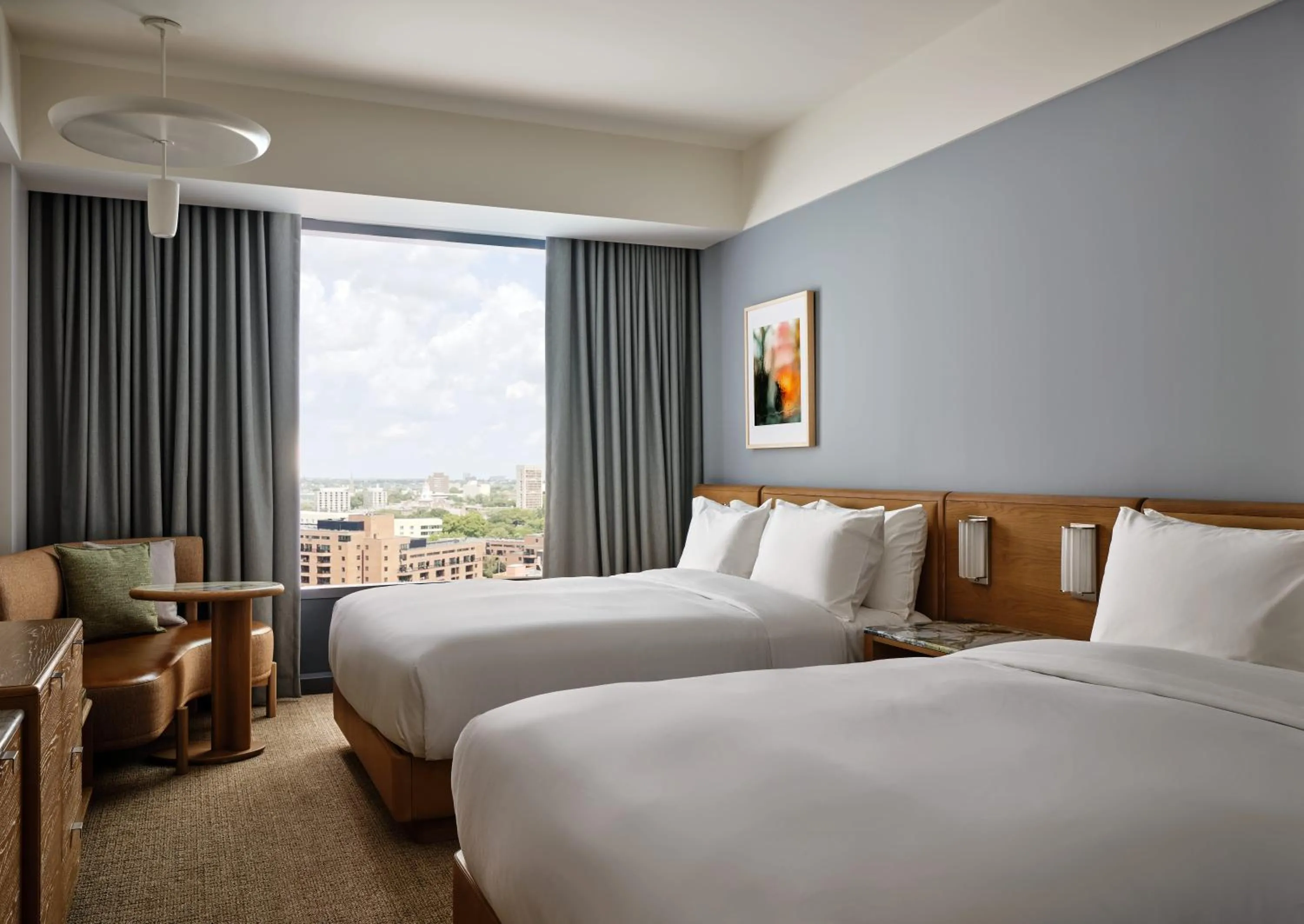 Queen Room with Two Queen Beds ADA Shower in The Atlas Hotel