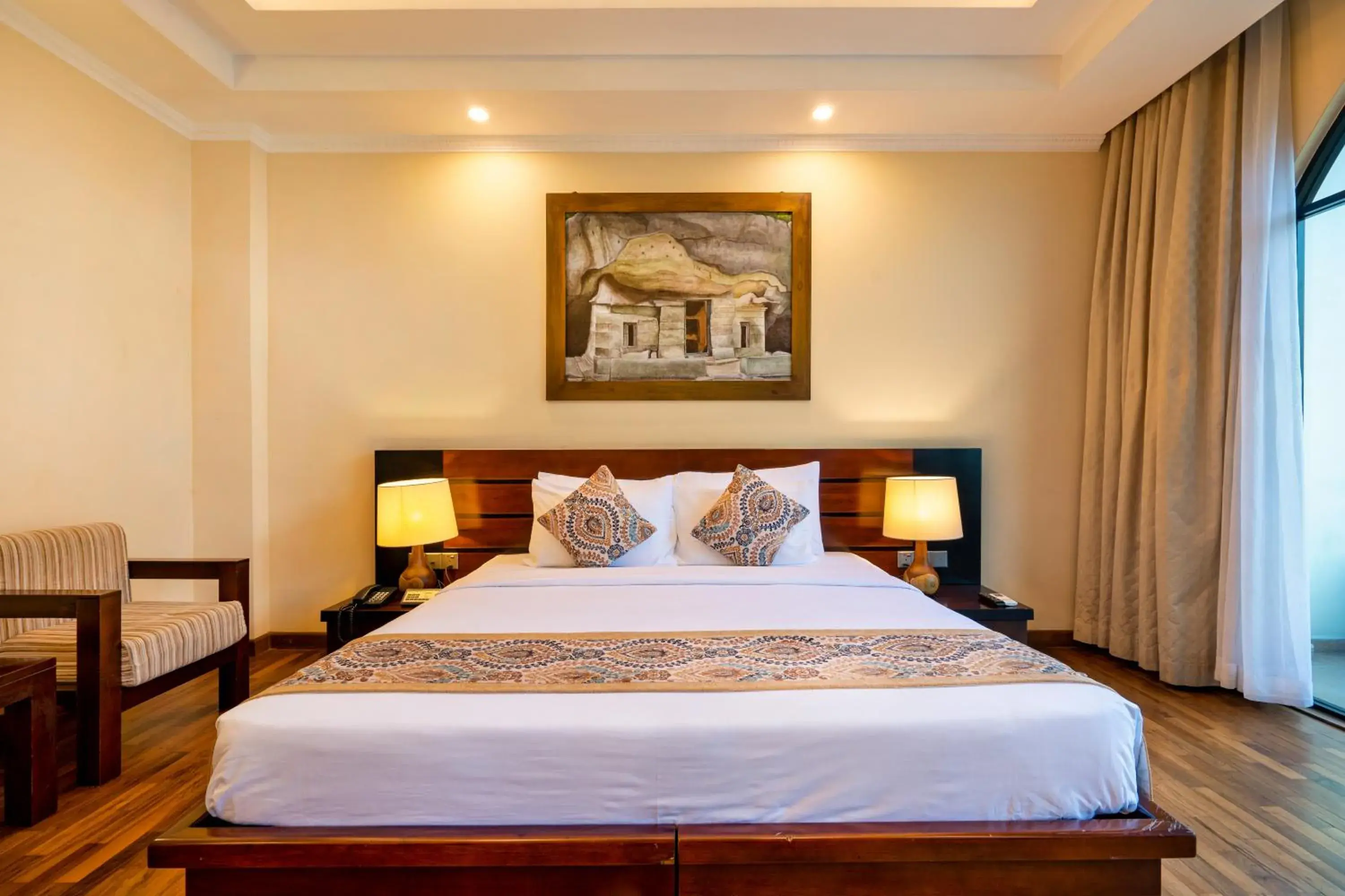 Bed in Kandyan Reach Hotel Bed in Kandyan Reach Hotel