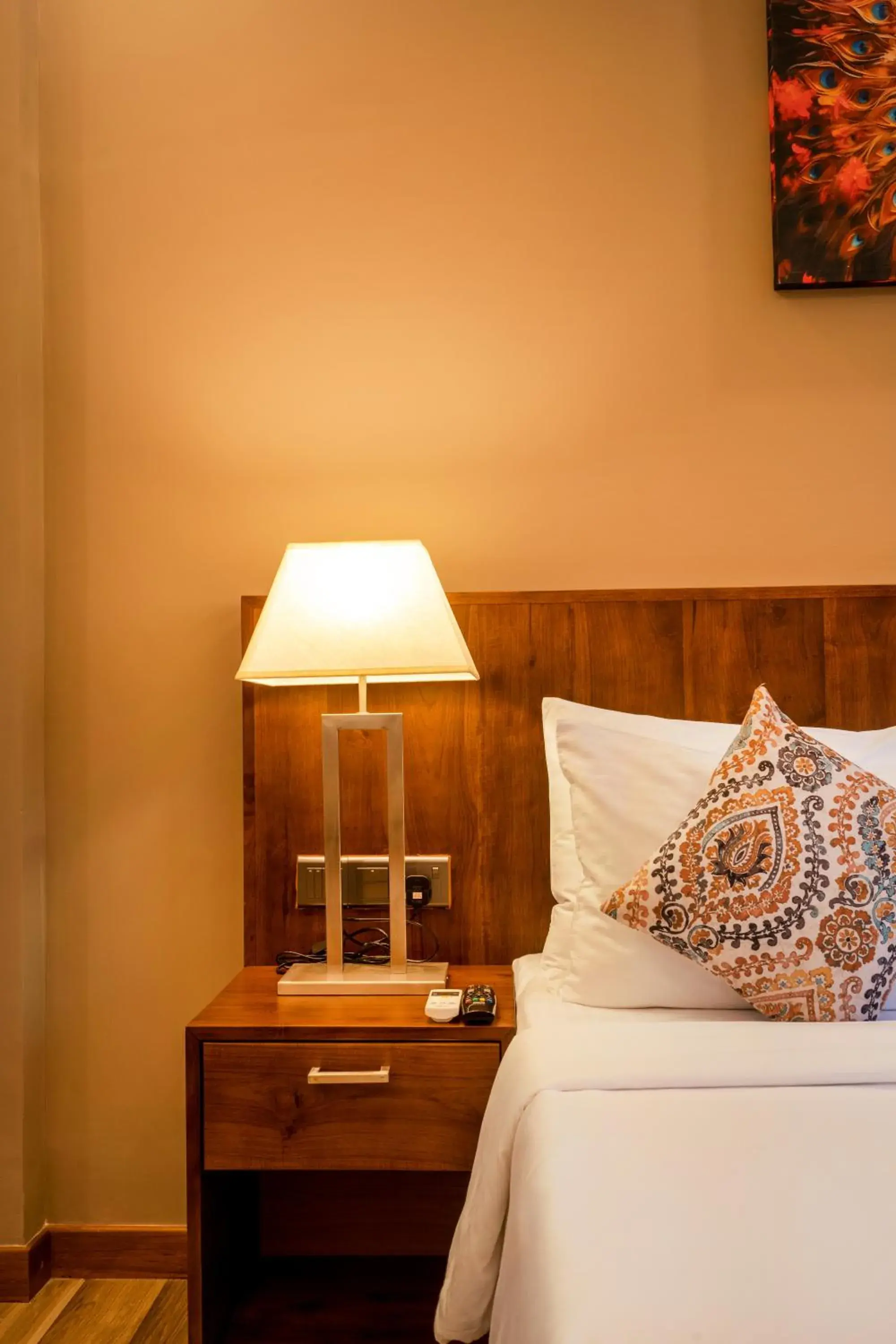 Seating area, Bed in Kandyan Reach Hotel Seating area, Bed in Kandyan Reach Hotel