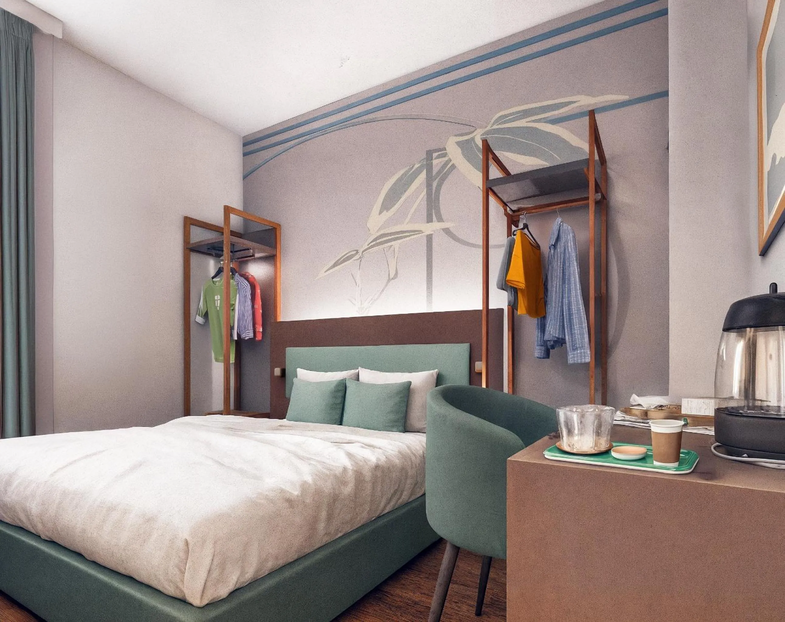 Bed in Hotel Castello