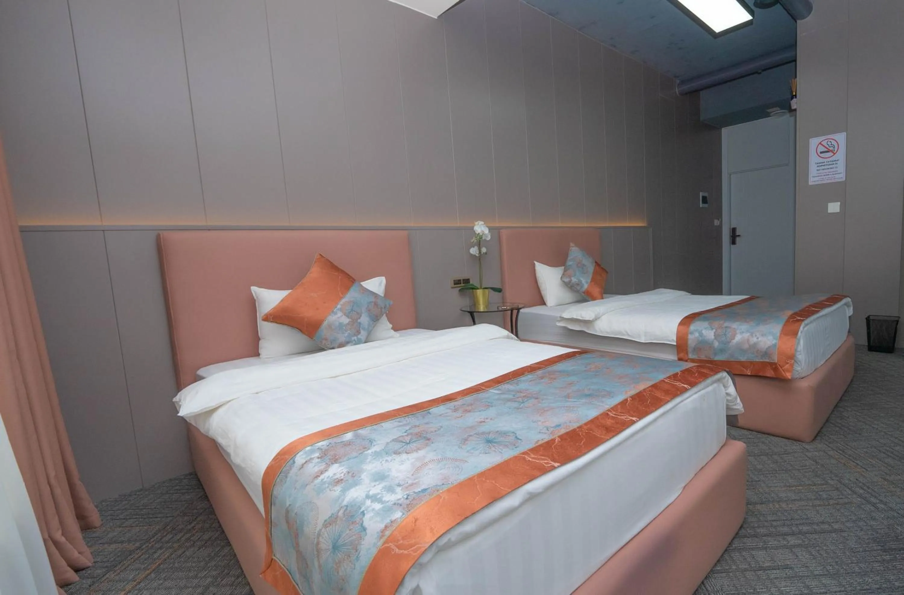 Bed in Amgun Hotel Ulaanbaatar