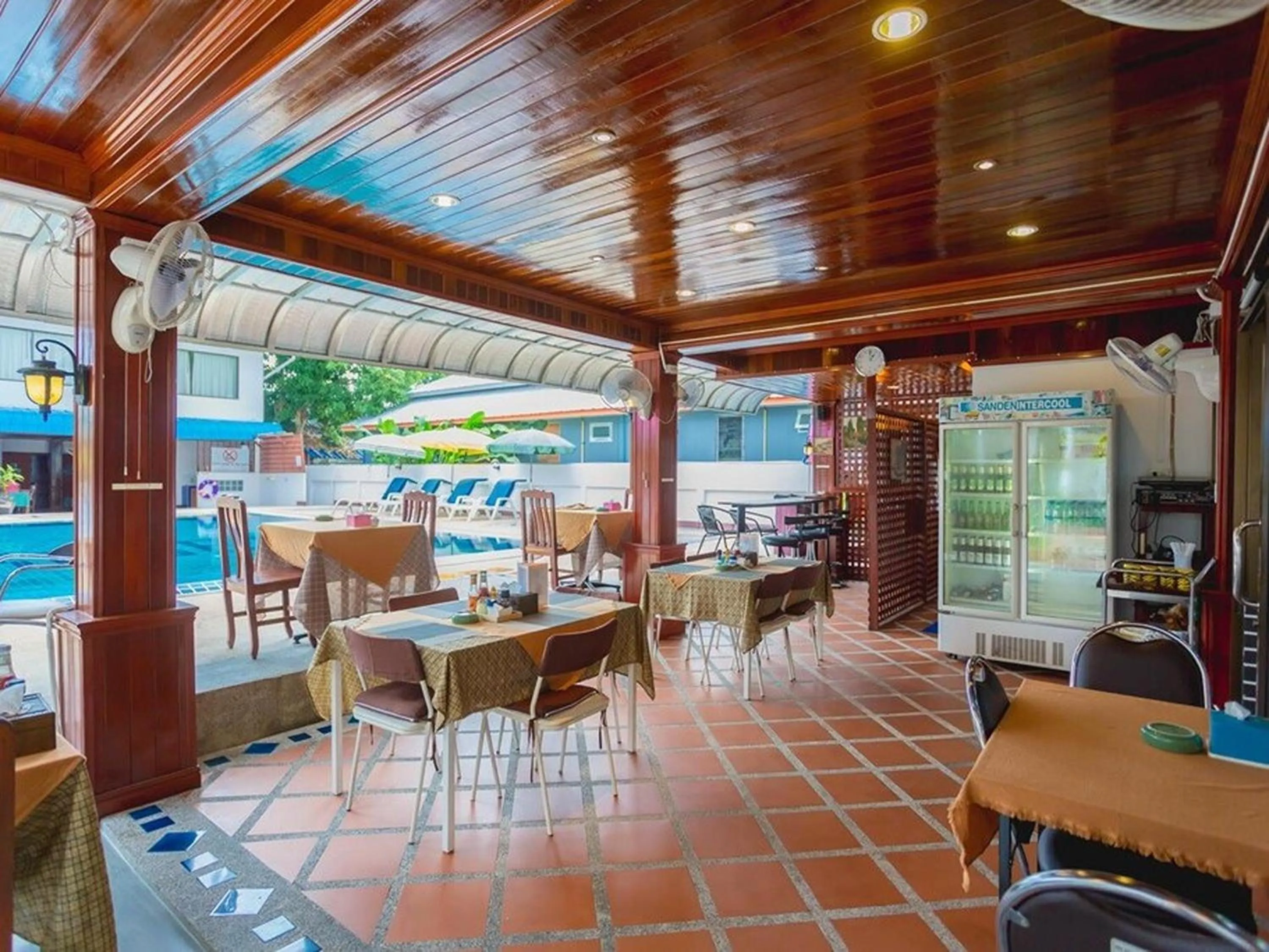 Dining area in Rabbit Mansion Patong Hotel