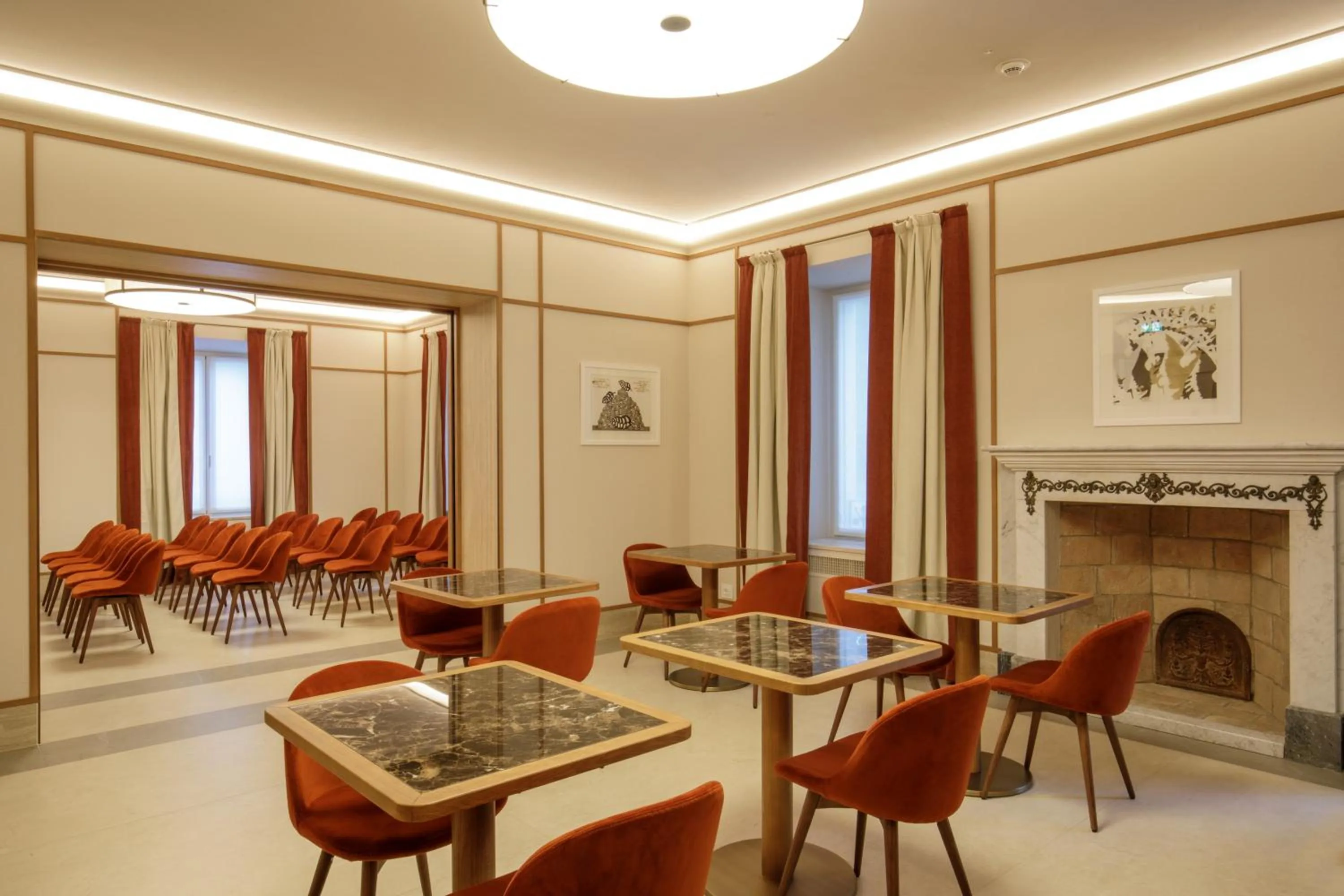 Seating area in Villa Miliani