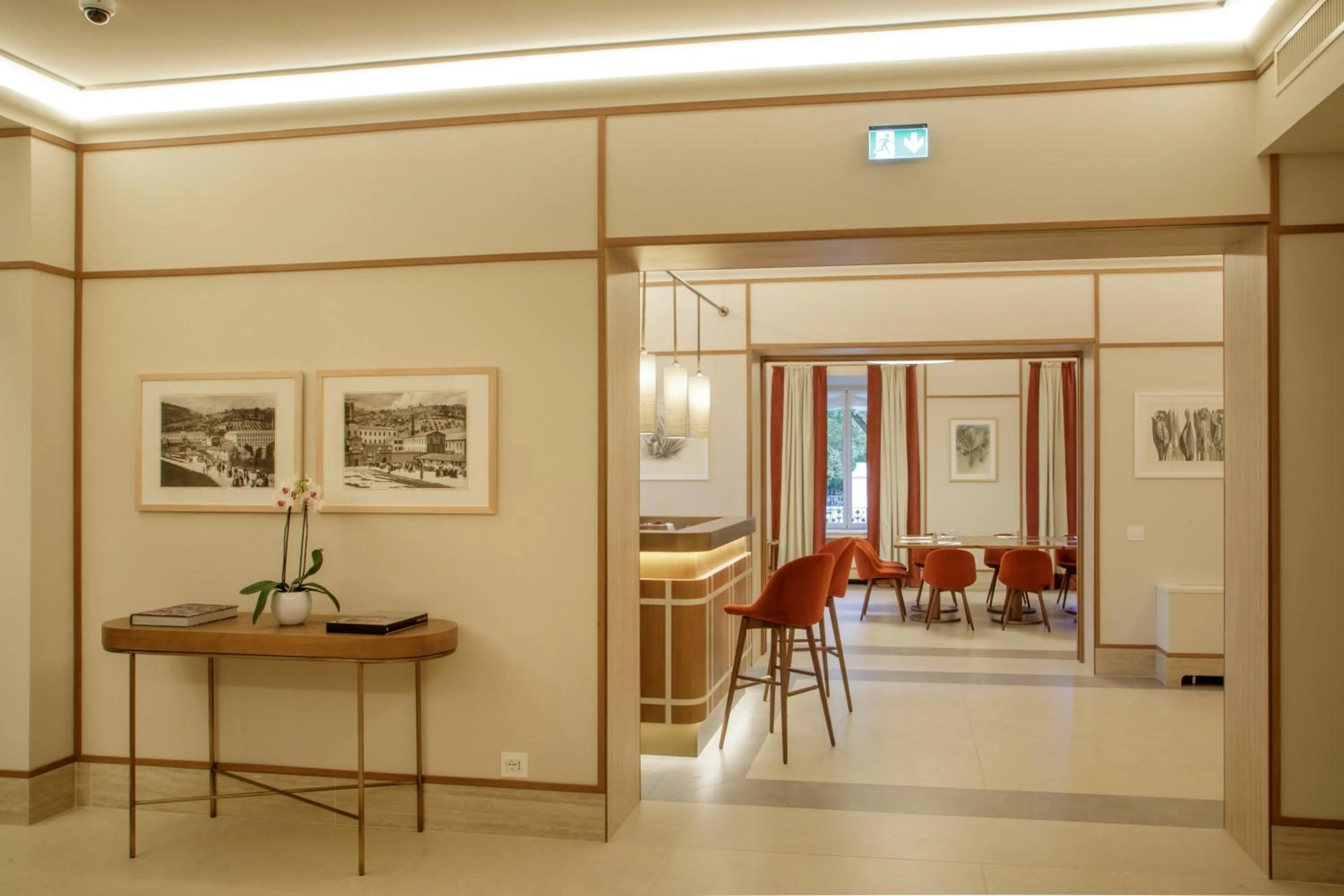 Seating area in Villa Miliani