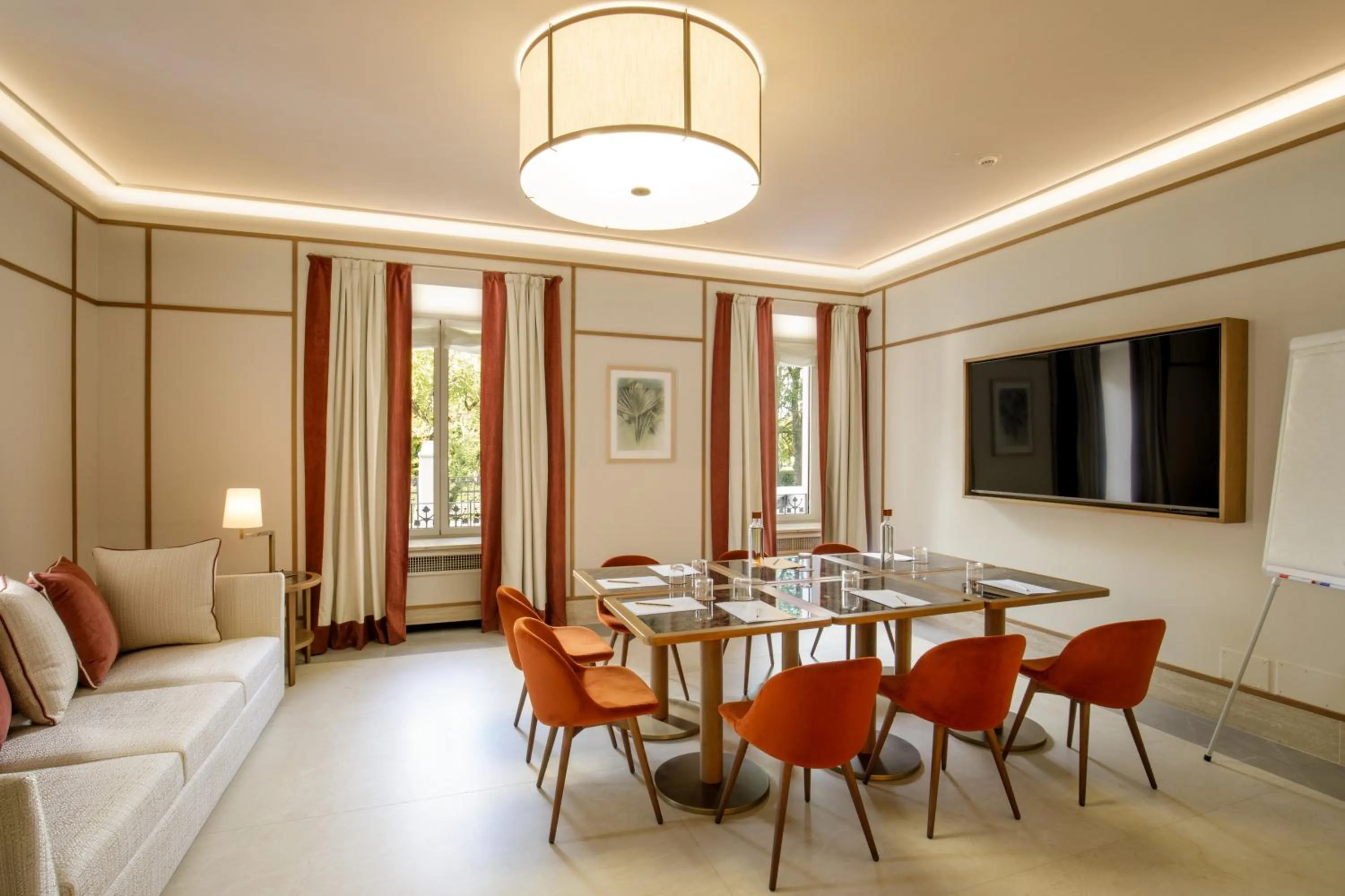 Seating area in Villa Miliani