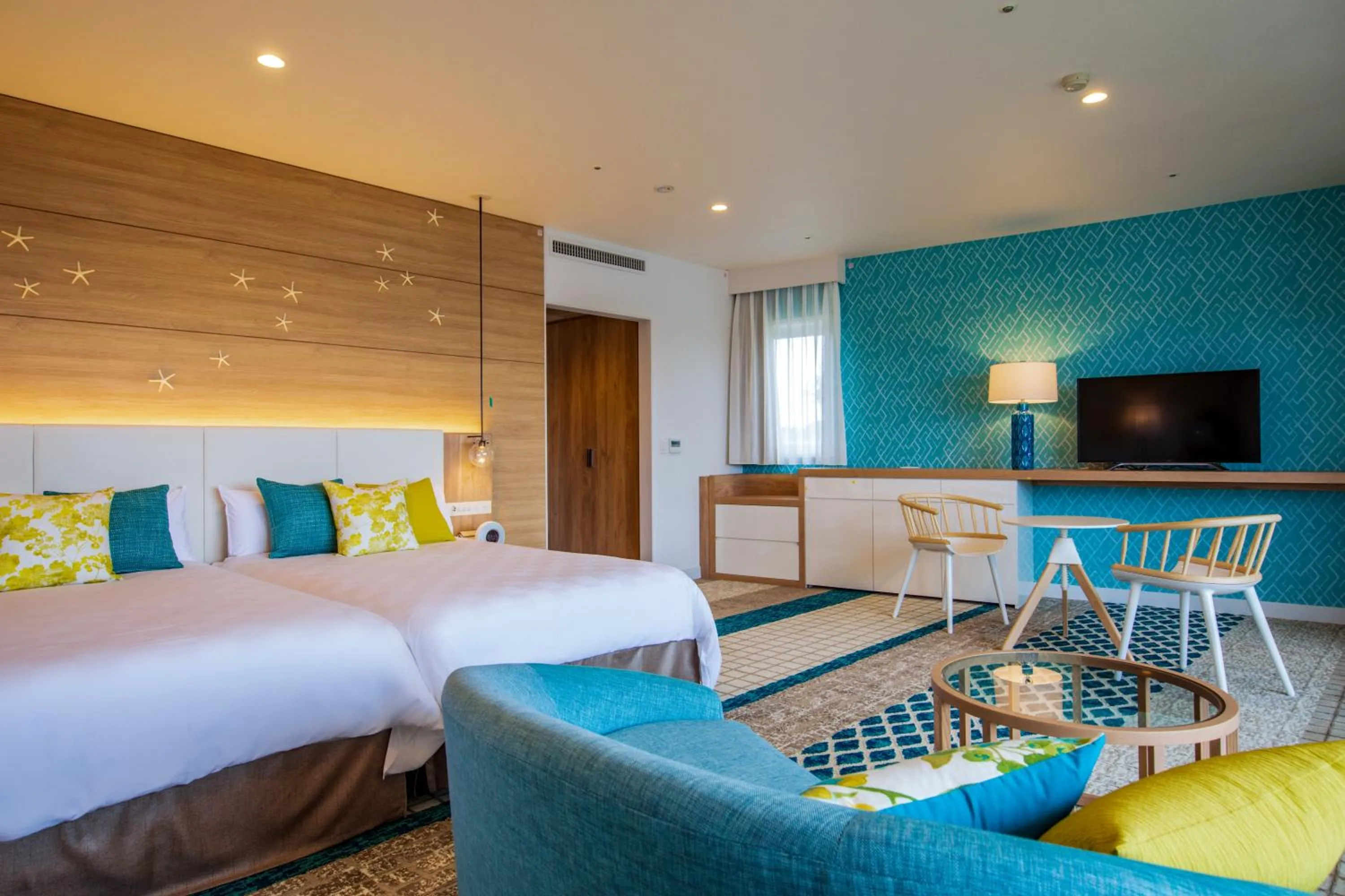 Bed in Miyako Resort Shima Bayside Terrace