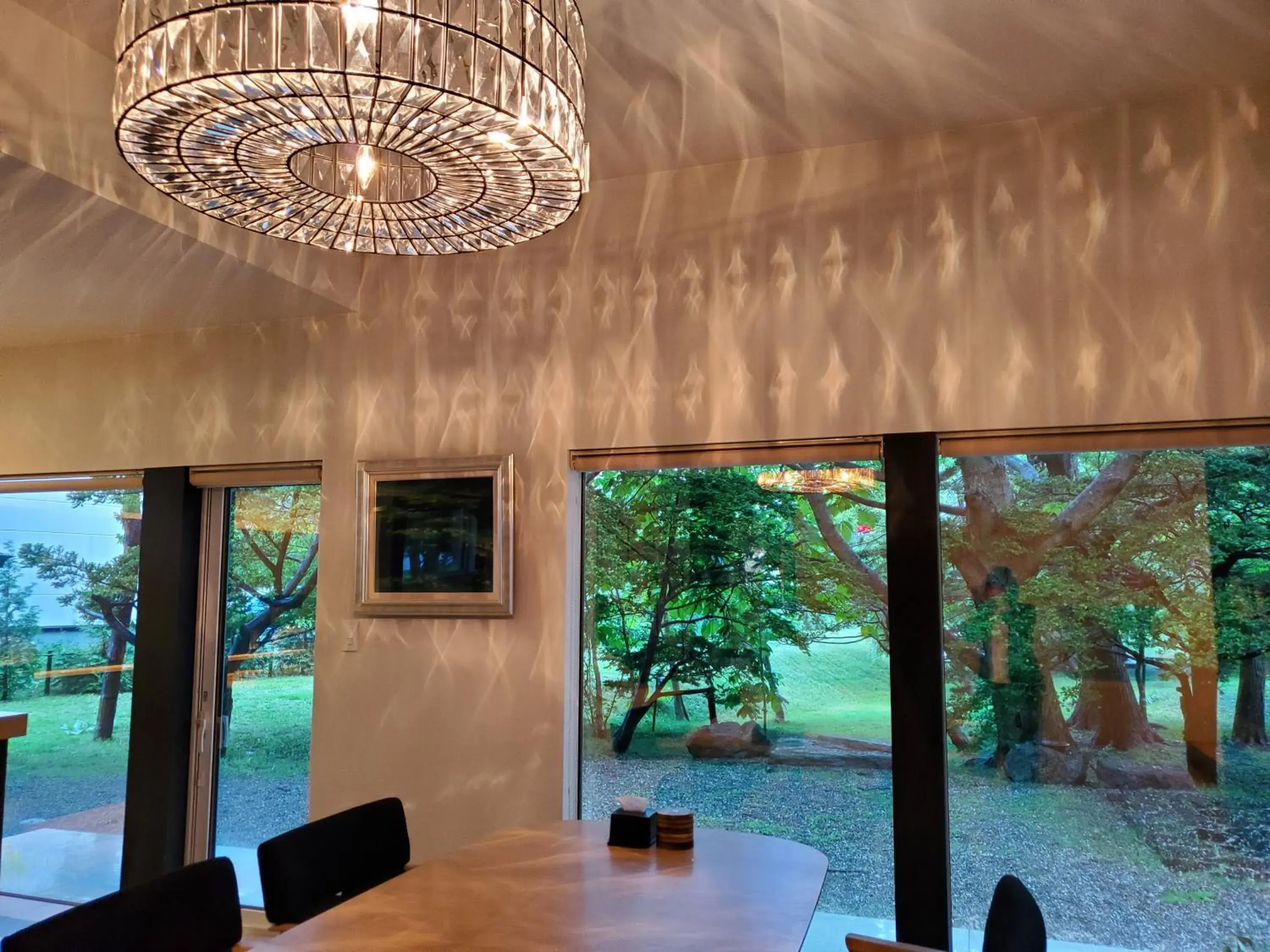 Garden view in La Cachette Garden view in La Cachette