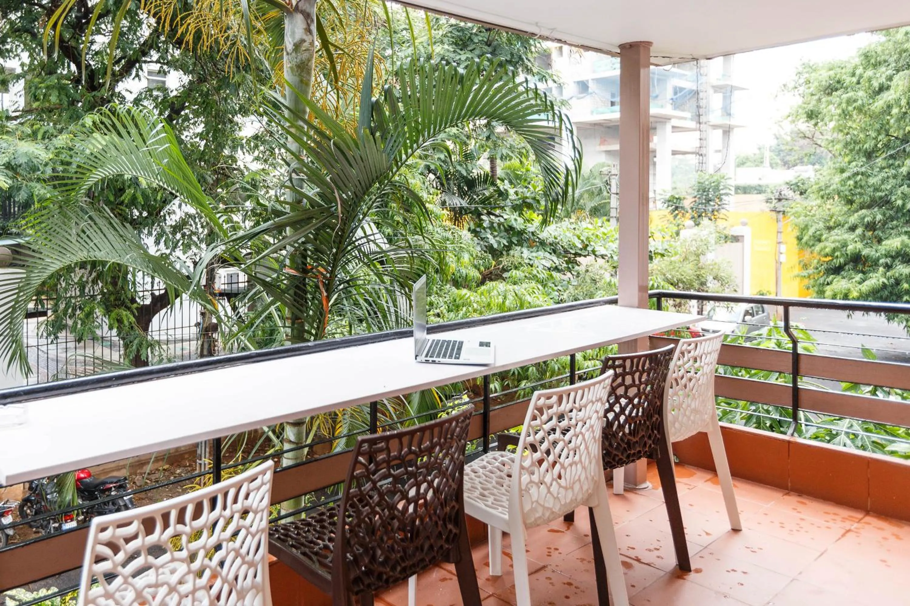 Balcony/Terrace in Locul Uptown - Near Bangalore Palace Grounds