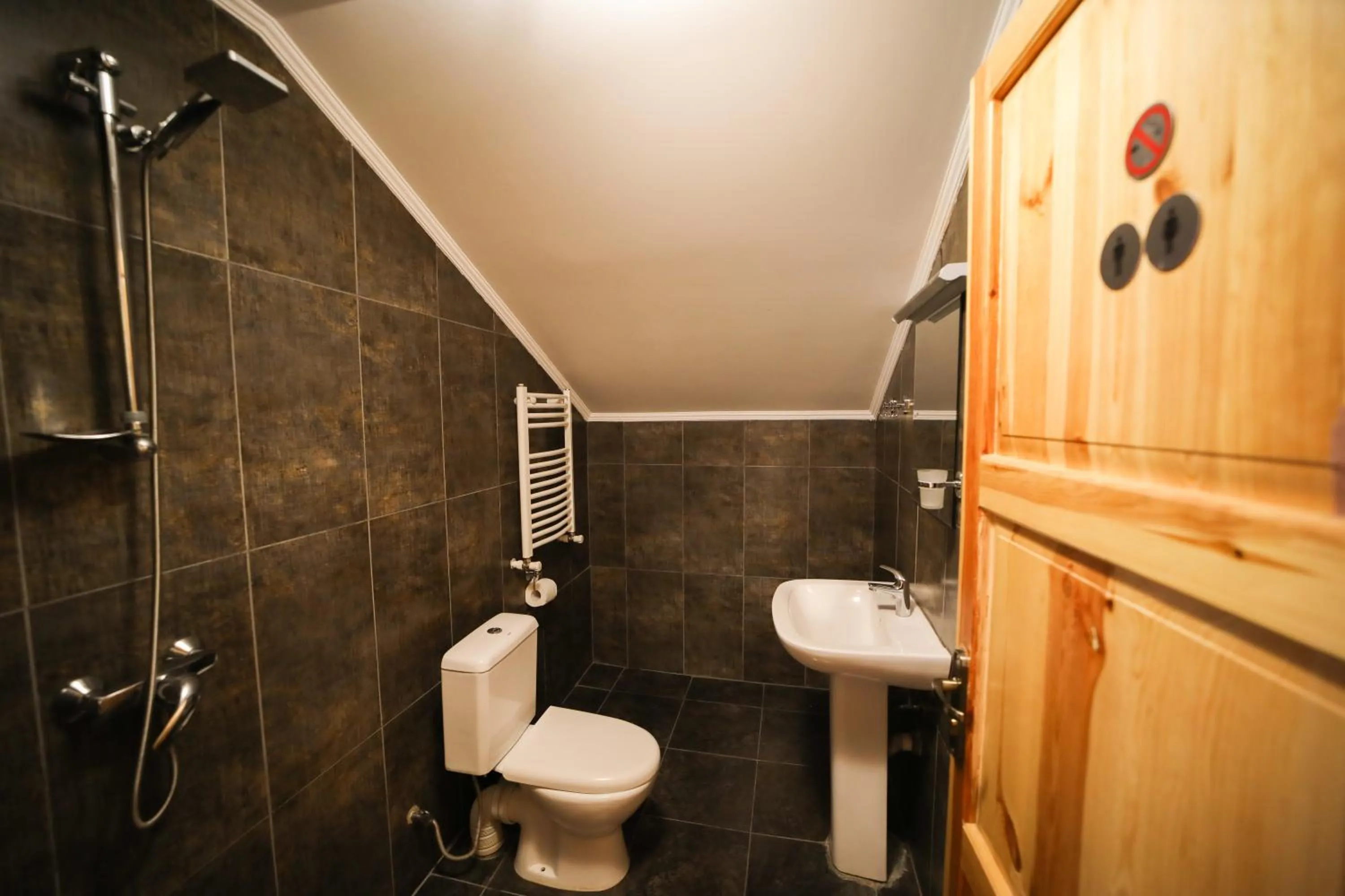 Triple Room with Shared Bathroom in Alpenhaus Kazbegi Hotel & Restaurant