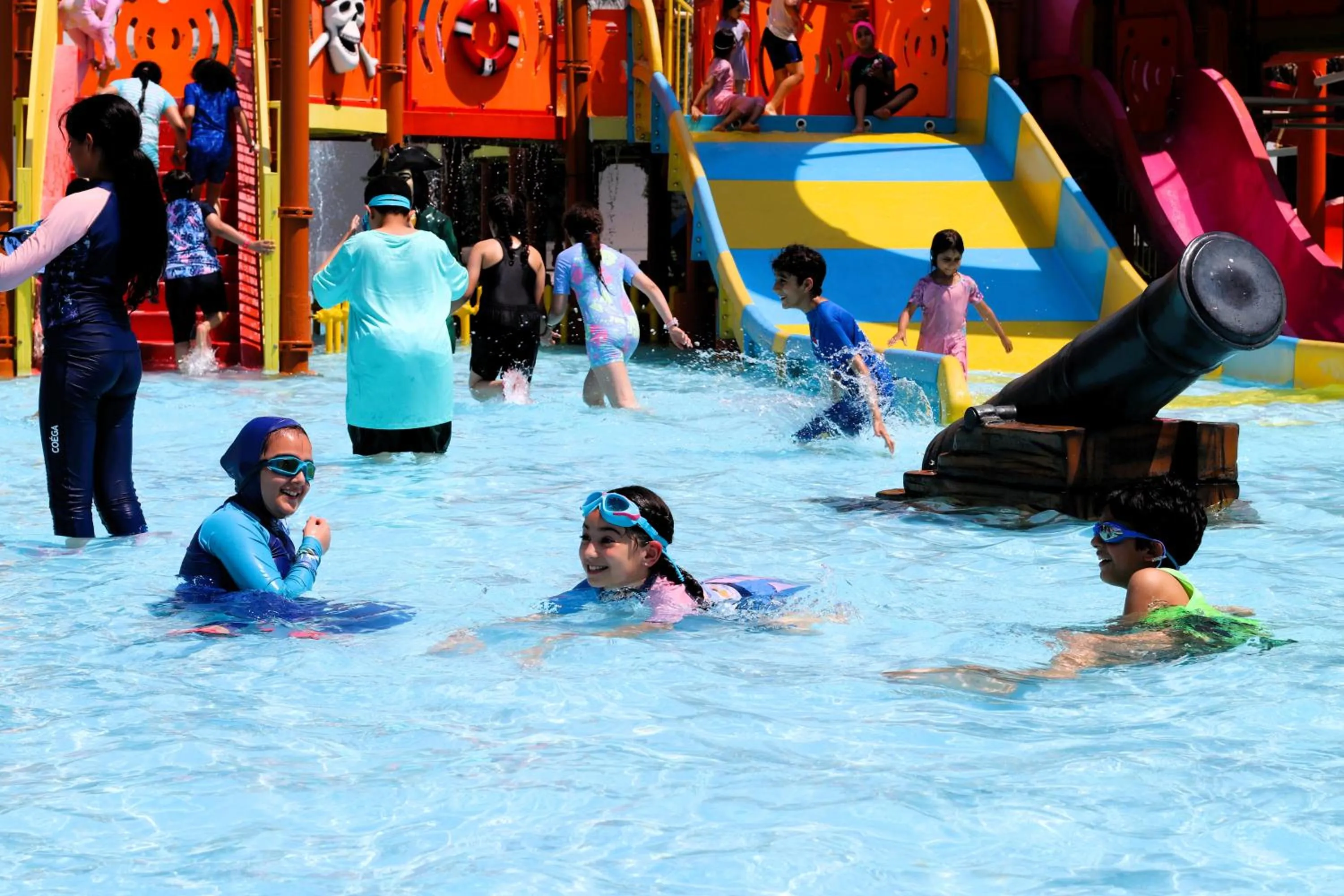 Aqua park in Lagoona Beach Luxury Resort and Spa
