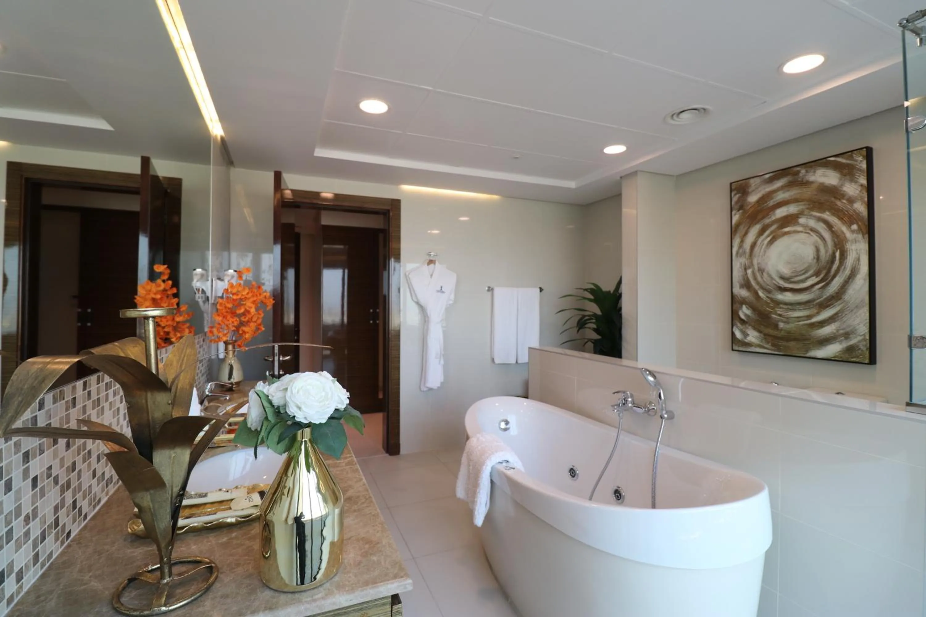 Bathroom in Lagoona Beach Luxury Resort and Spa