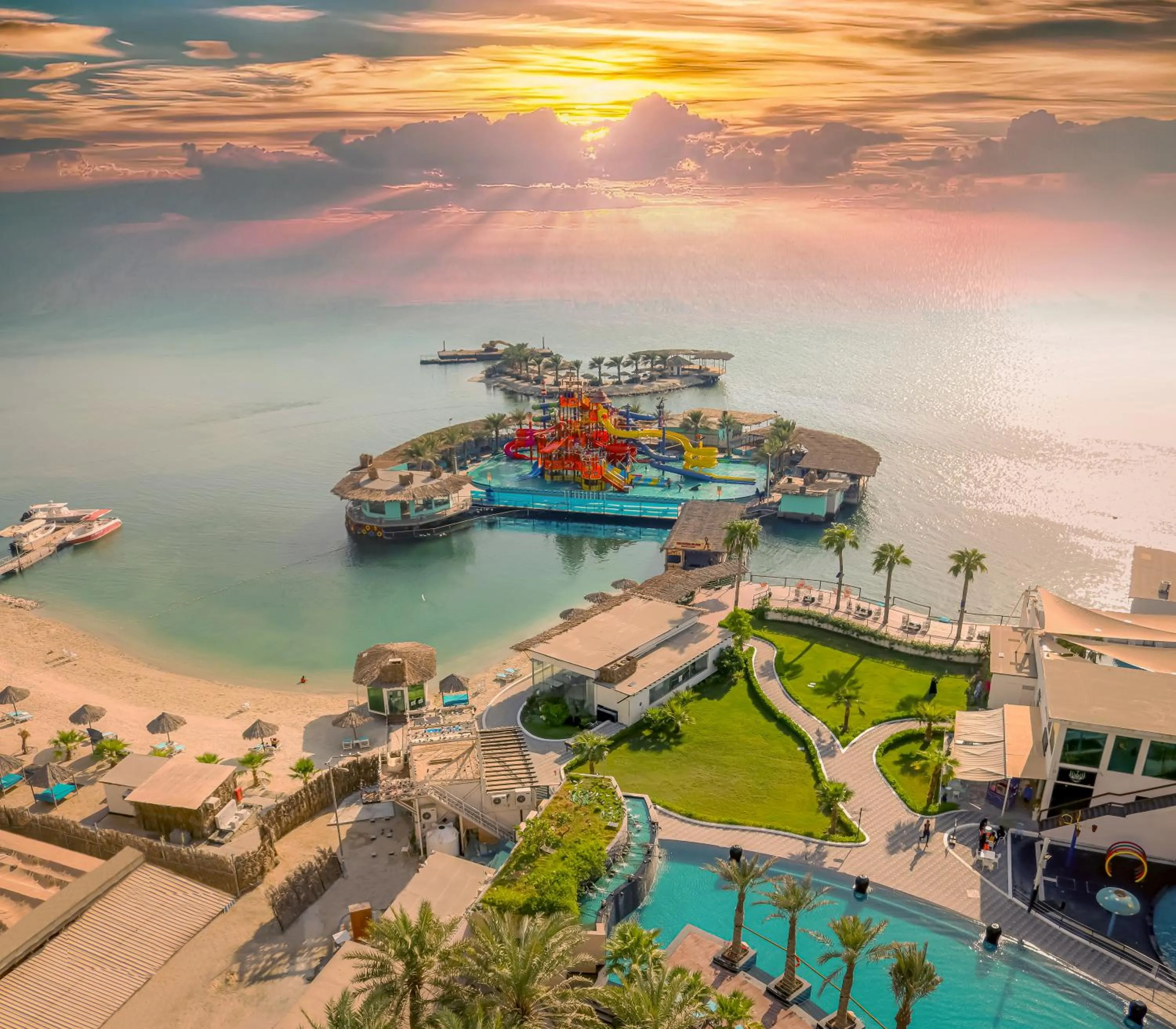 Bird's eye view in Lagoona Beach Luxury Resort and Spa