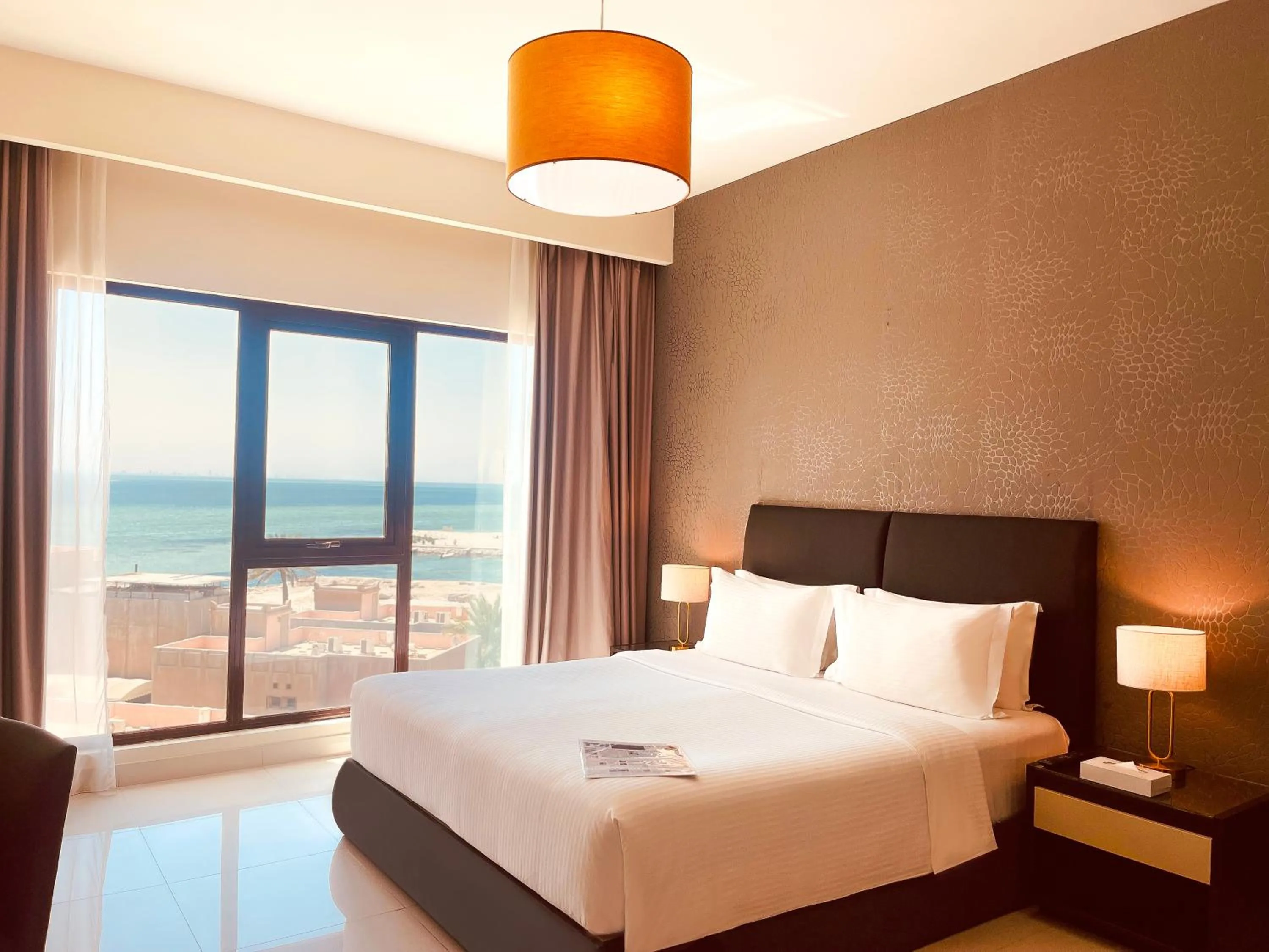 Bedroom, Bed in Lagoona Beach Luxury Resort and Spa