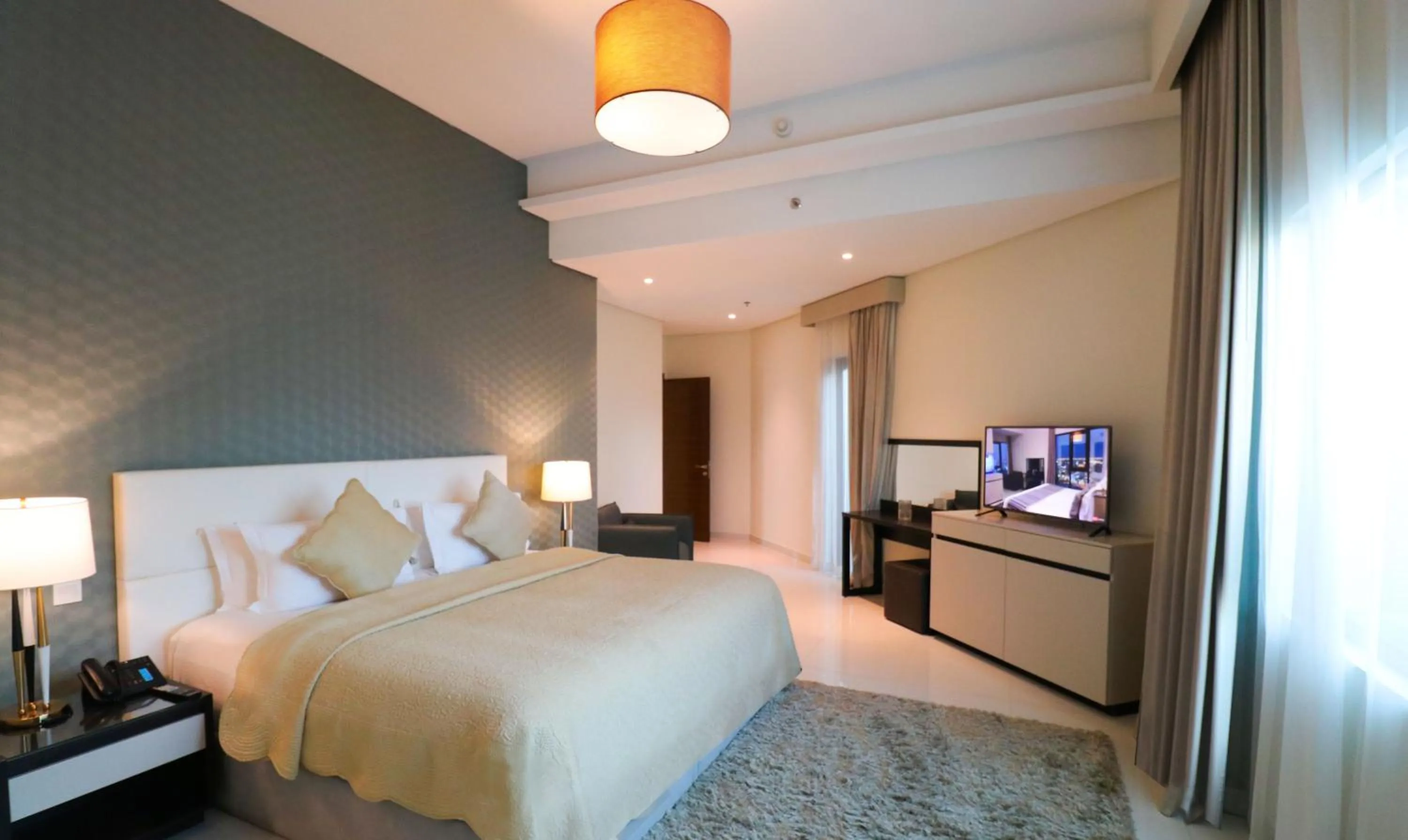 Bedroom, Bed in Lagoona Beach Luxury Resort and Spa