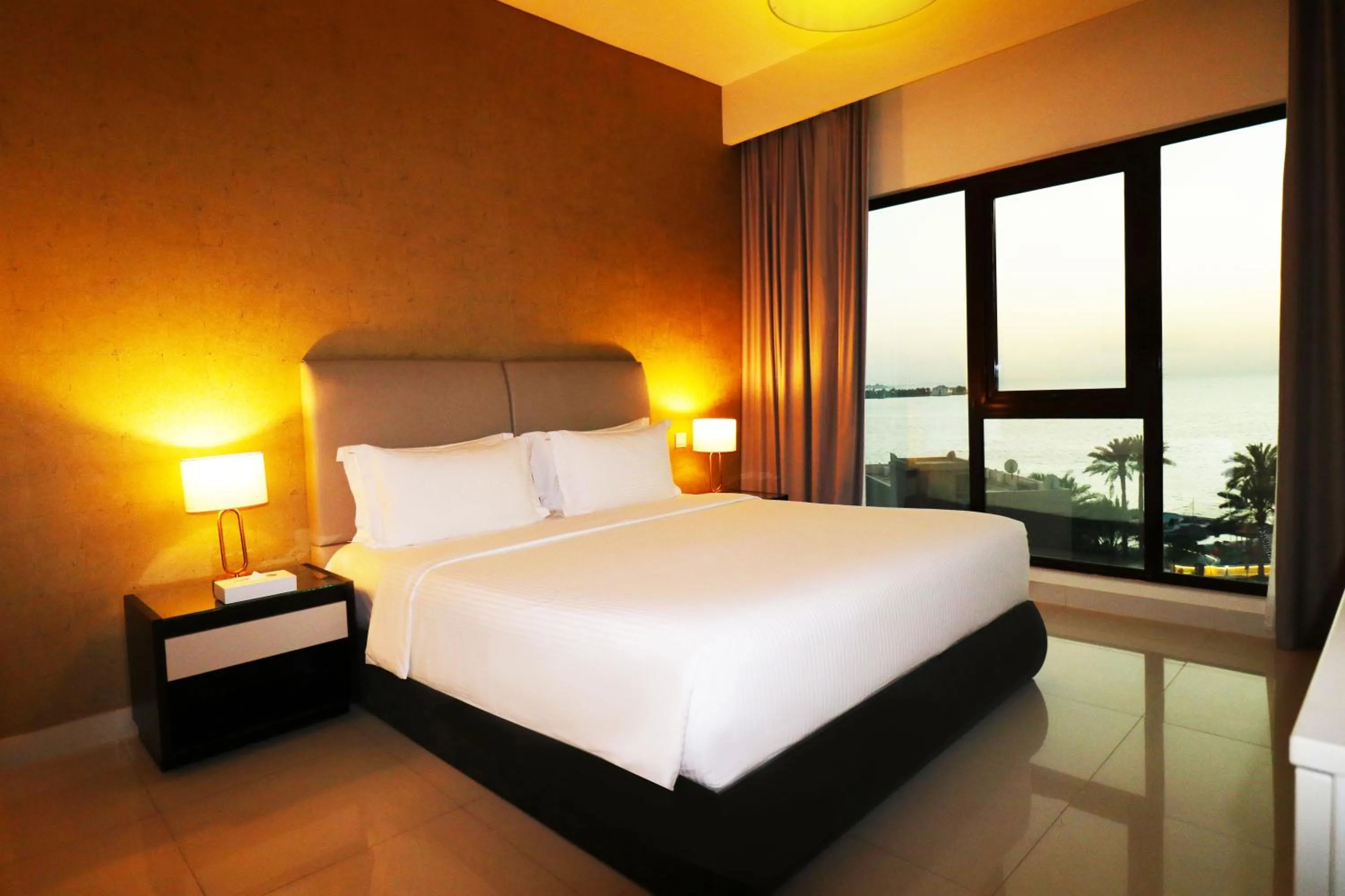 Bedroom, Bed in Lagoona Beach Luxury Resort and Spa