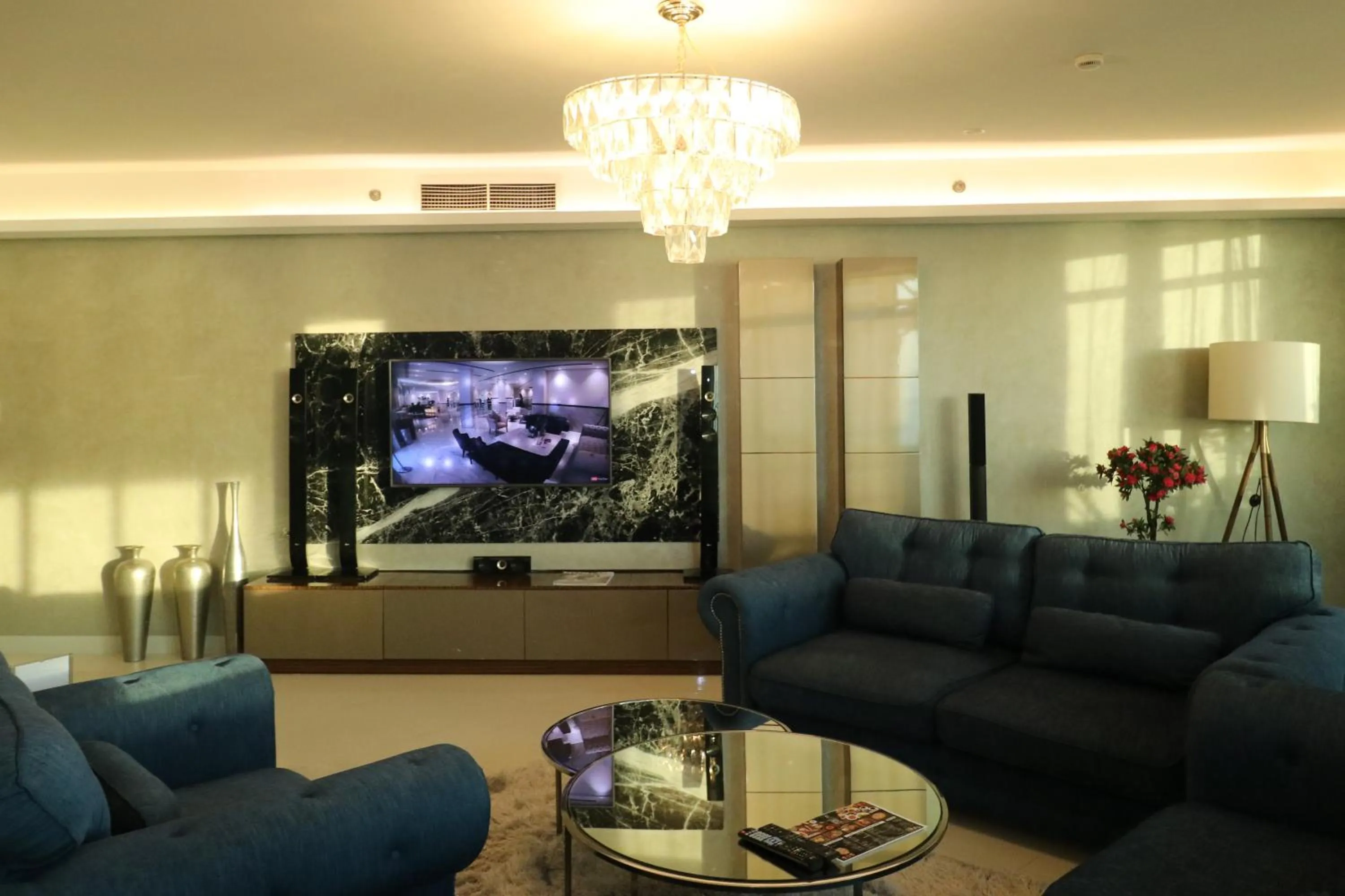 Living room in Lagoona Beach Luxury Resort and Spa