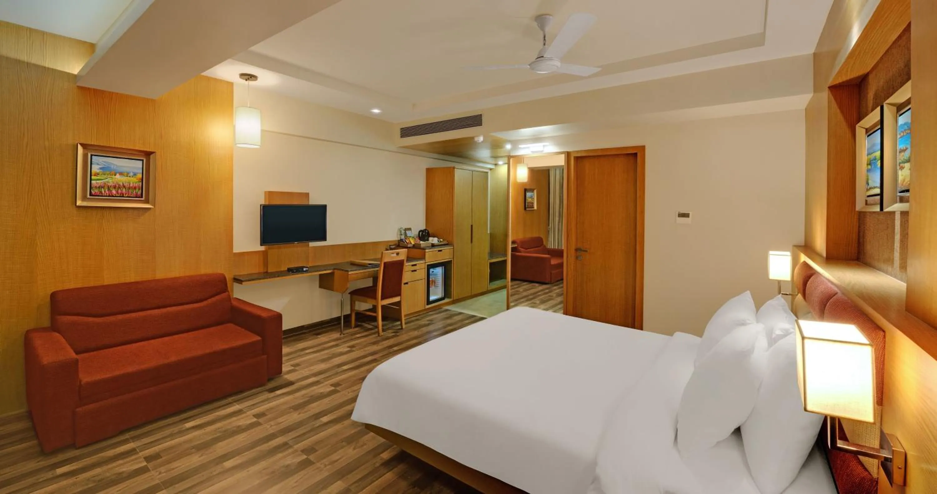 Bed in The Fern Residency Somnath