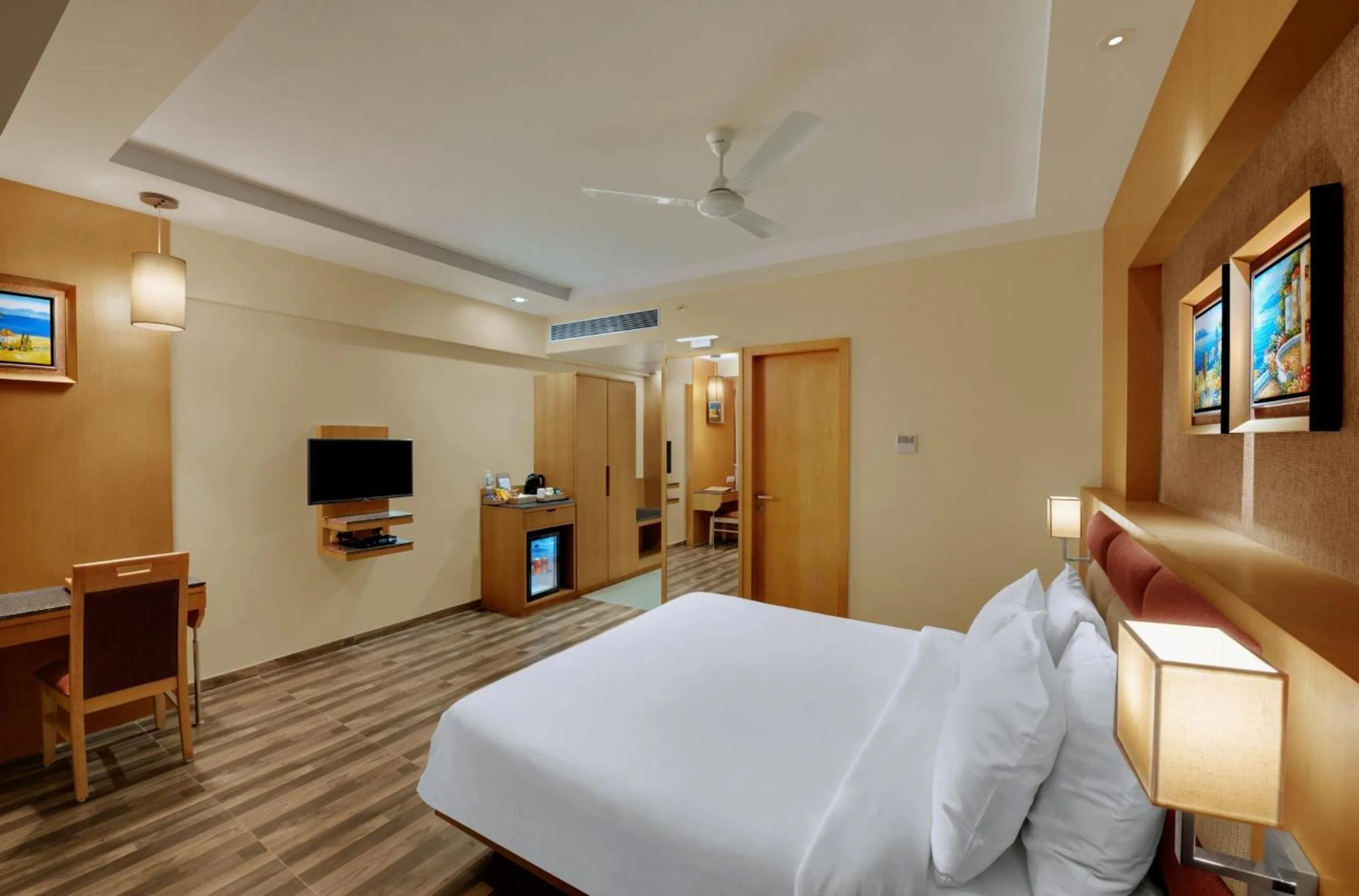 Bedroom, Bed in The Fern Residency Somnath