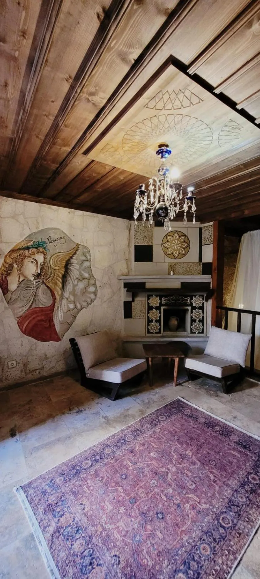 Living room in Vanessa Cave Hotel