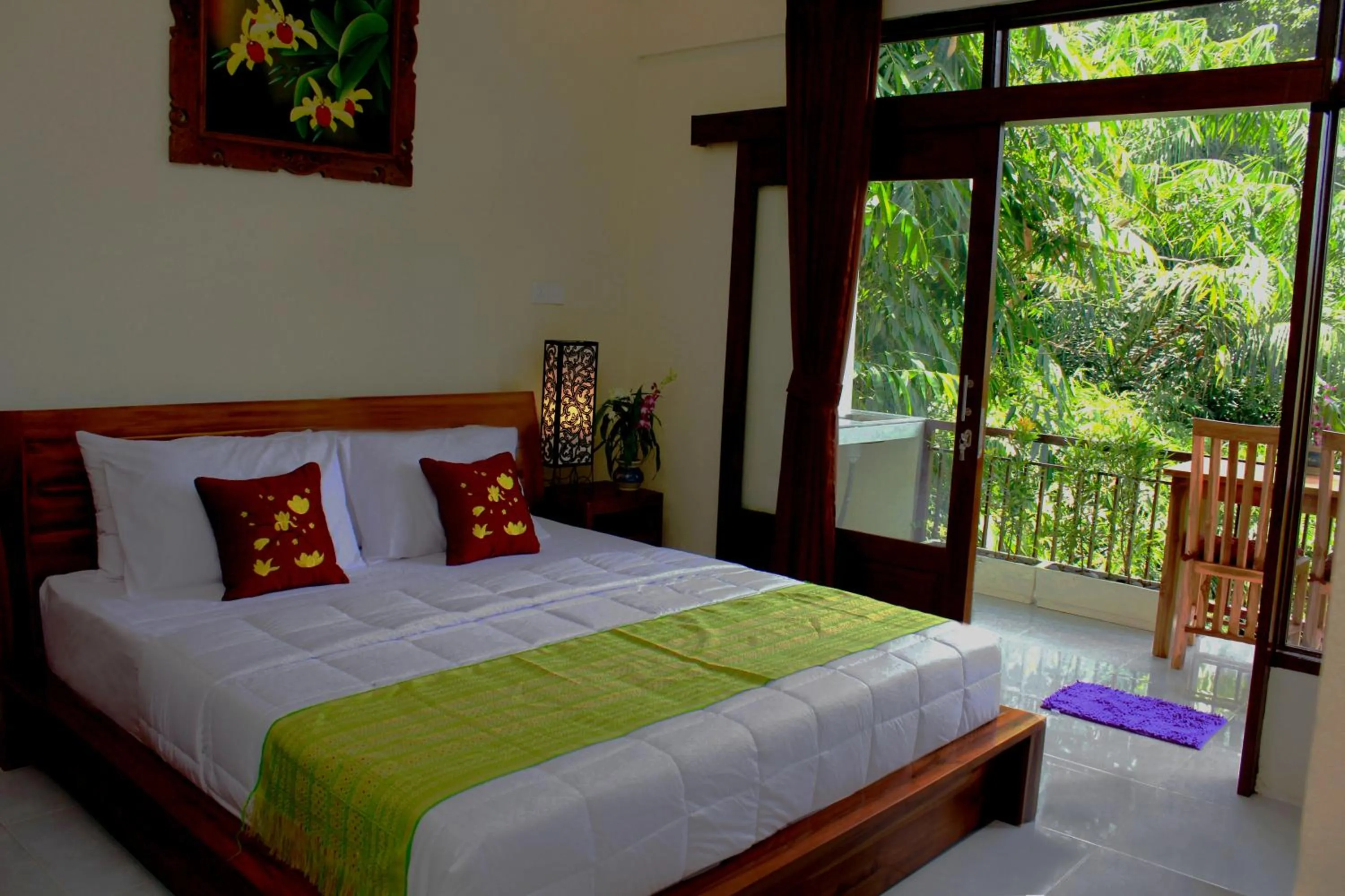 Bed in Manwarsa Guest House