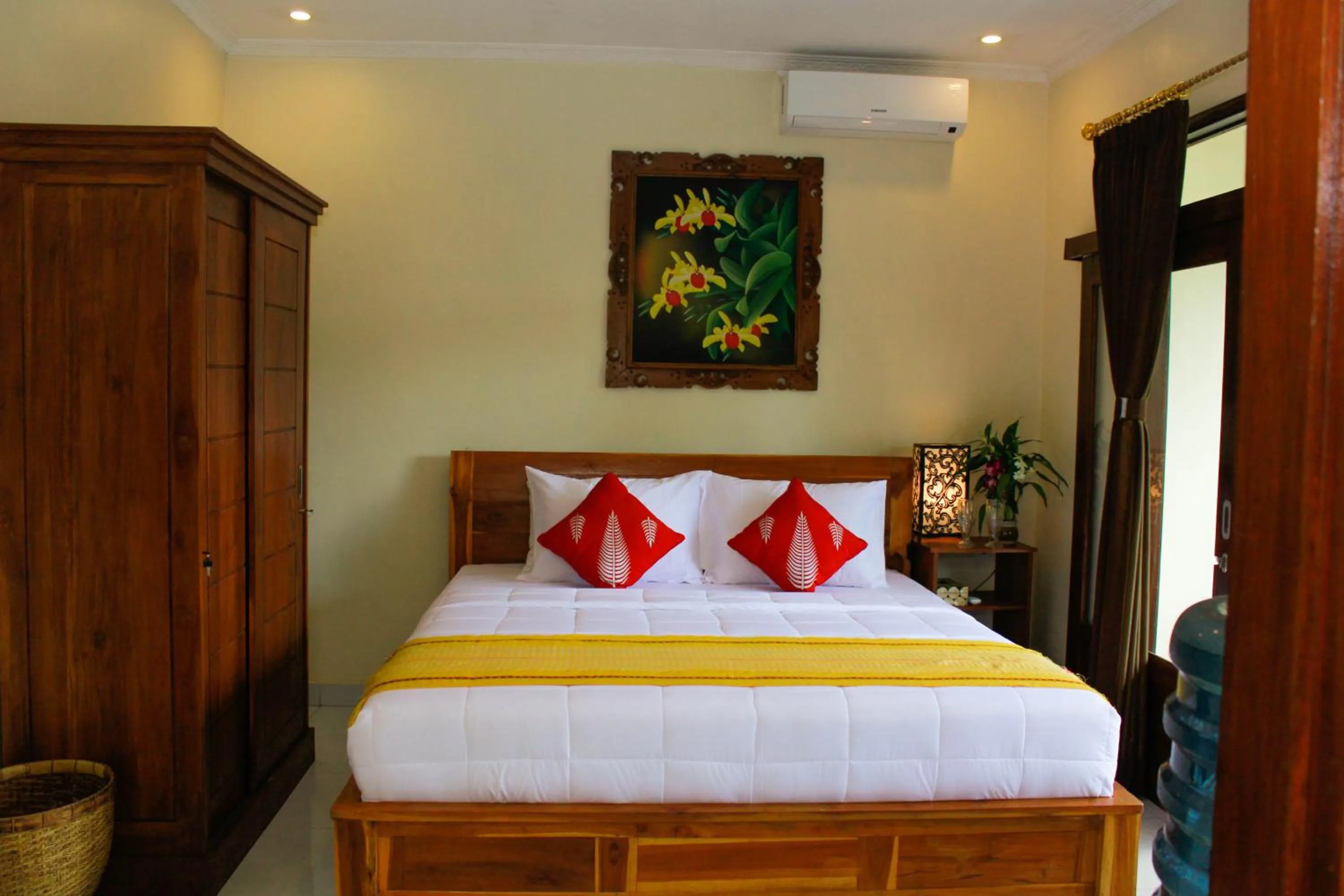 Bed in Manwarsa Guest House