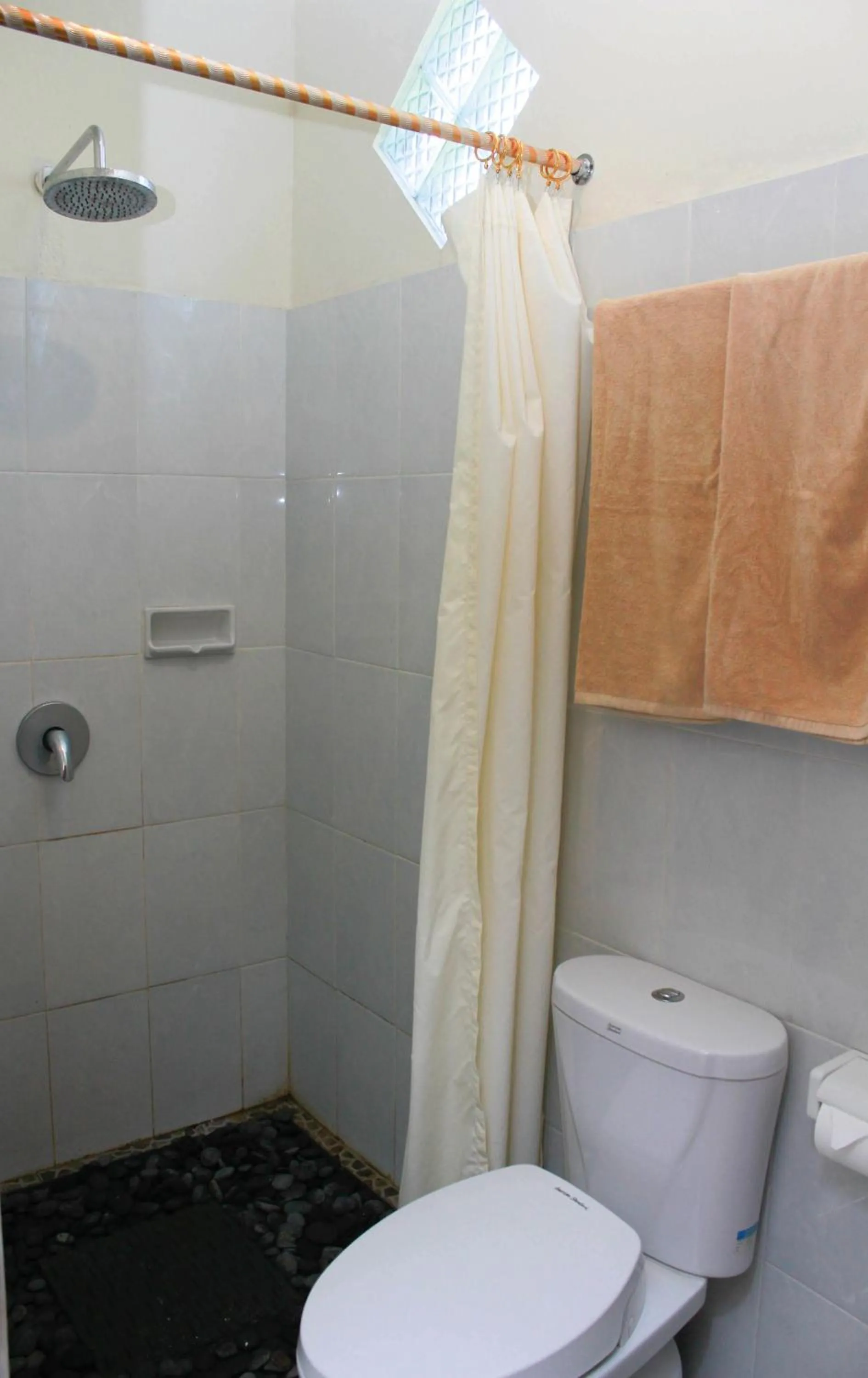 Shower in Manwarsa Guest House