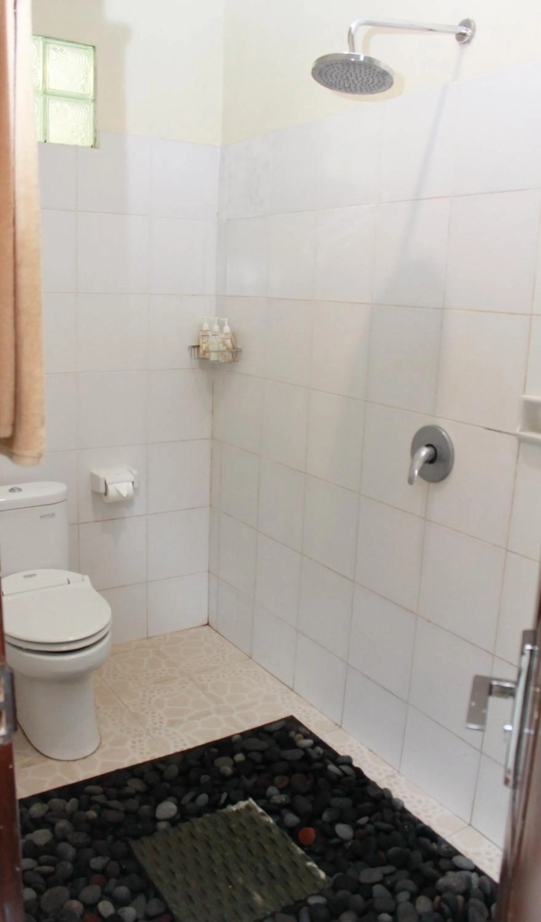 Shower in Manwarsa Guest House