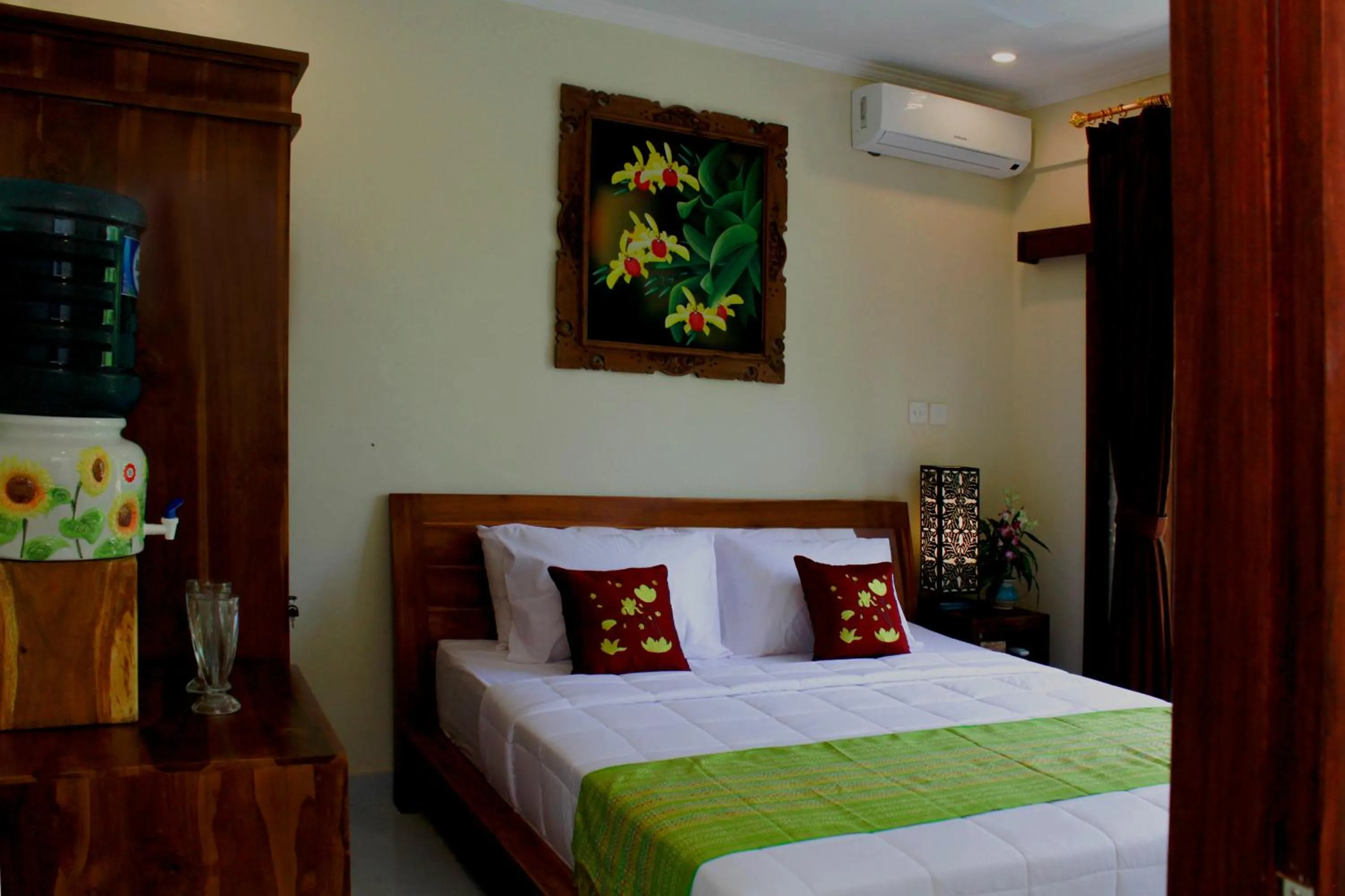 Bed in Manwarsa Guest House