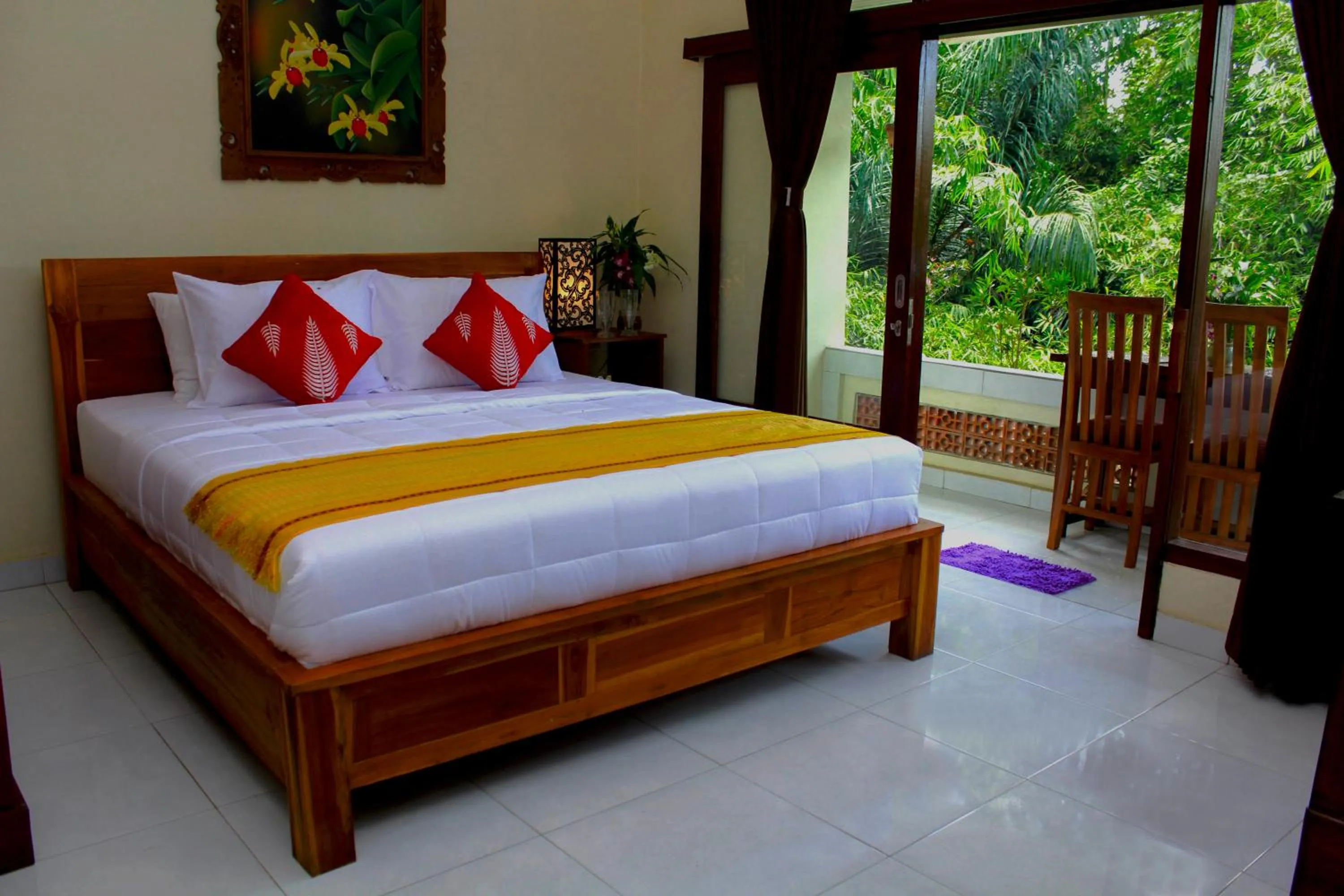 Bed in Manwarsa Guest House